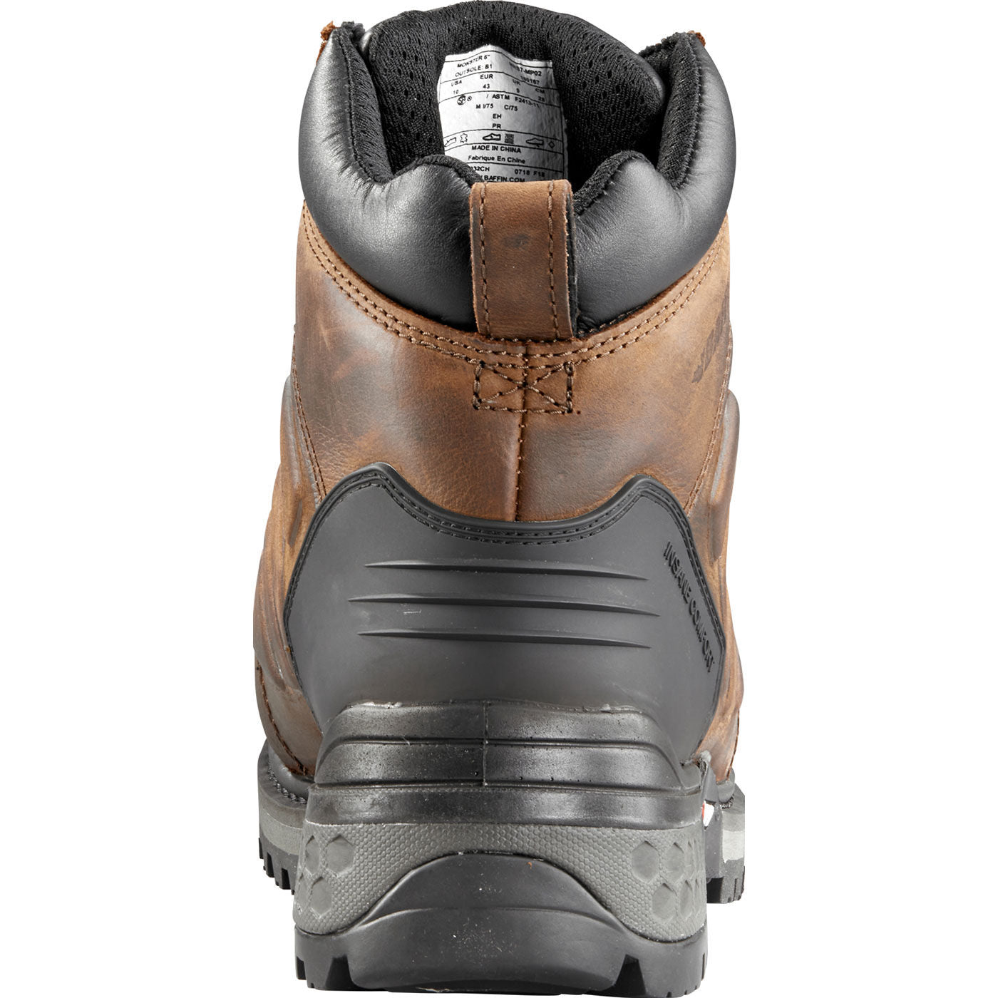 Baffin Monster Men's 6-inch CSA Composite Toe Puncture-Resisting Insulated Waterproof Work Boot - back