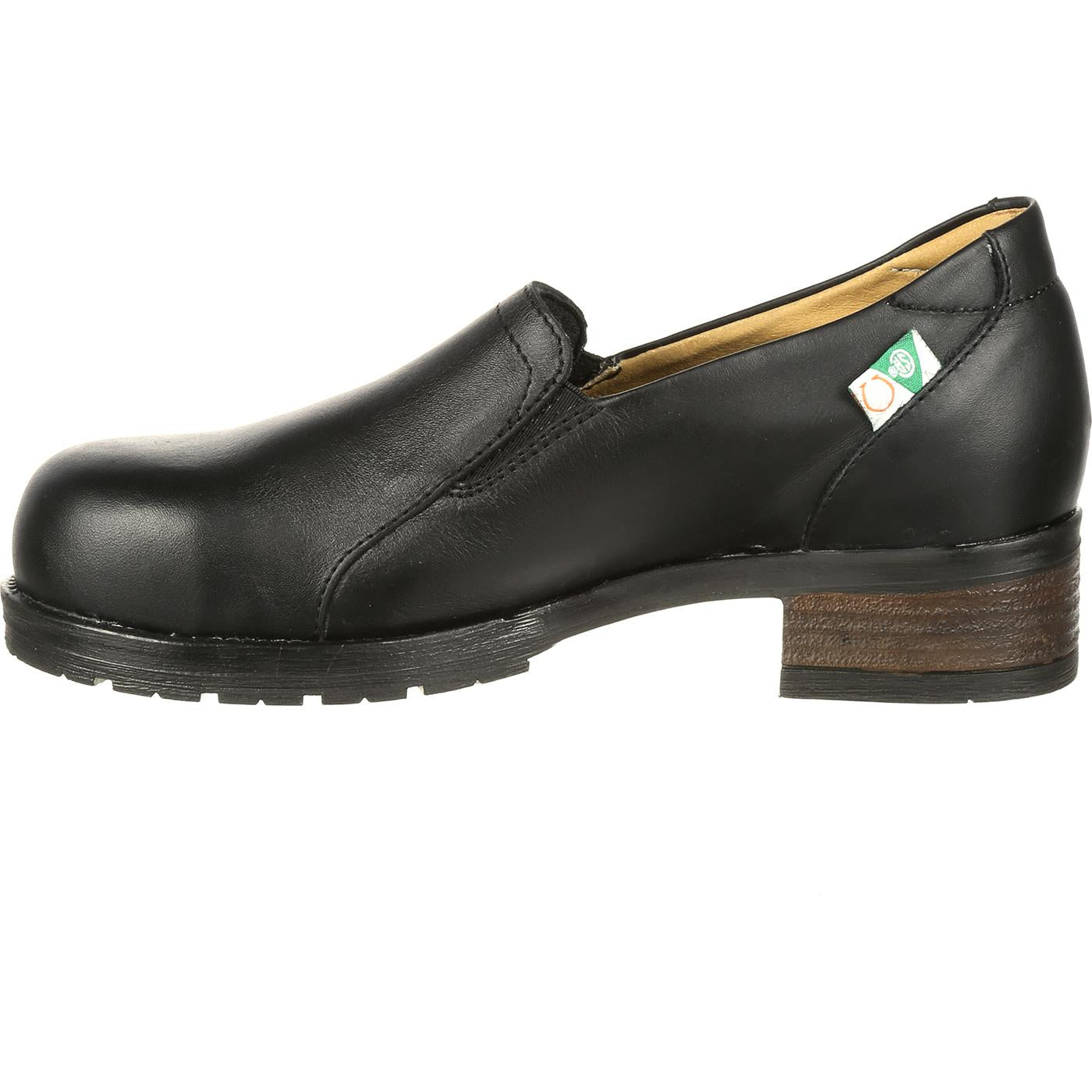 Mellow Walk Vanessa Women's Steel Toe CSA-Approved Puncture-Resistant Slip-On Work Shoe - profile