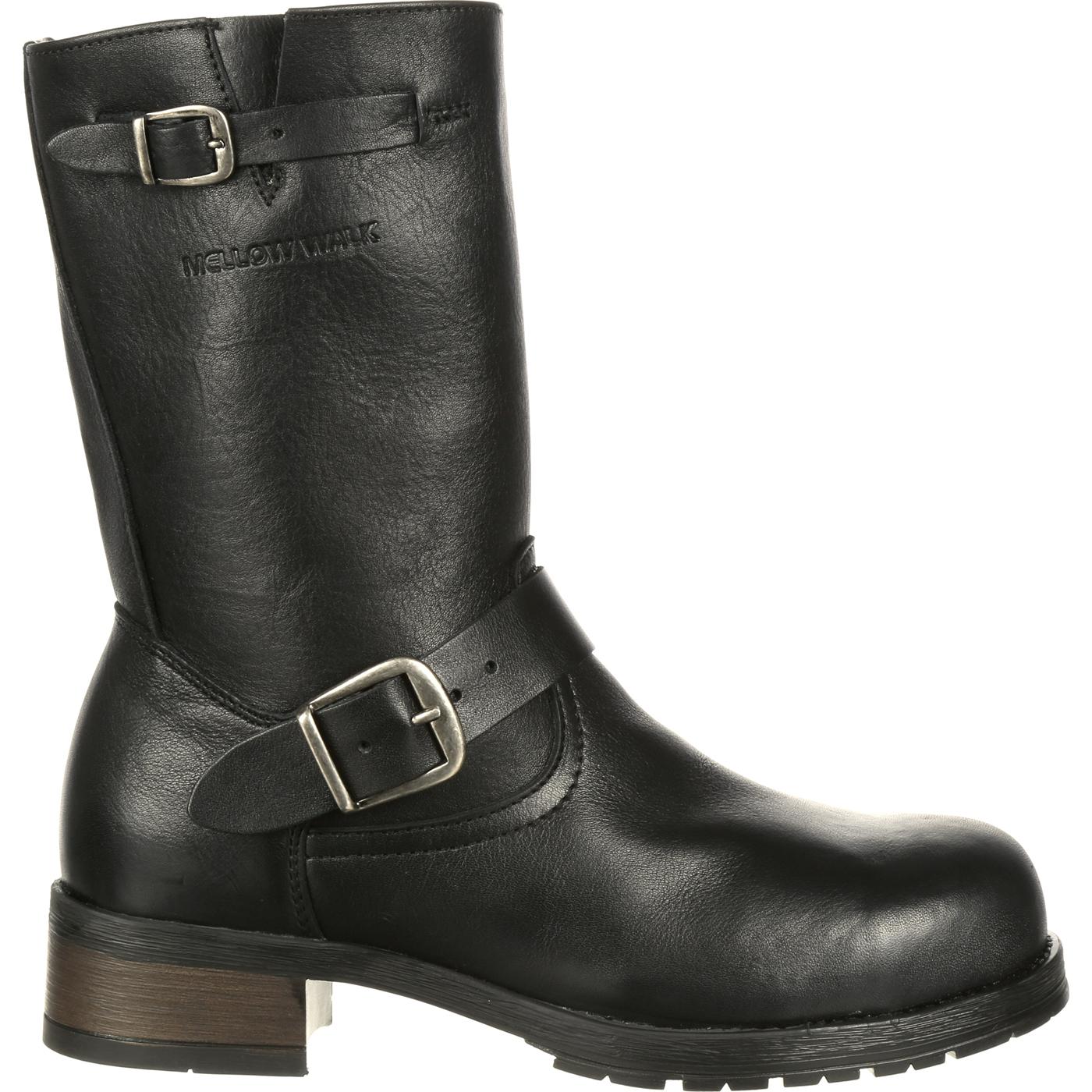 Mellow Walk Vanessa Women's Steel Toe CSA-Approved Puncture-Resistant Engineer Boot - profile