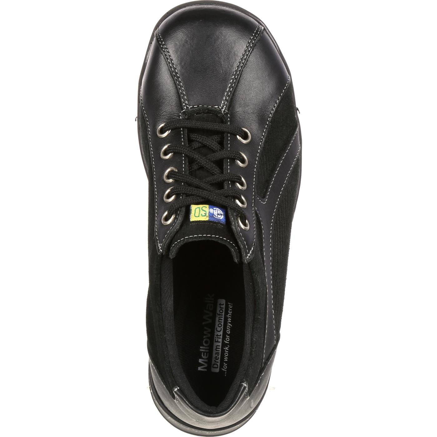 Mellow Walk Women's Daisy Oxford Steel Toe Static Dissipative Work Shoe - birdseye