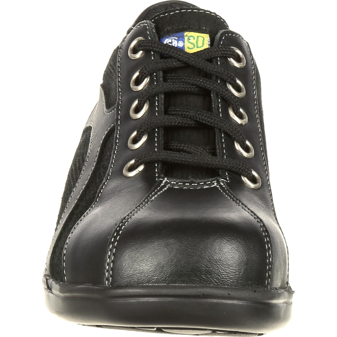 Mellow Walk Women's Daisy Oxford Steel Toe Static Dissipative Work Shoe - front