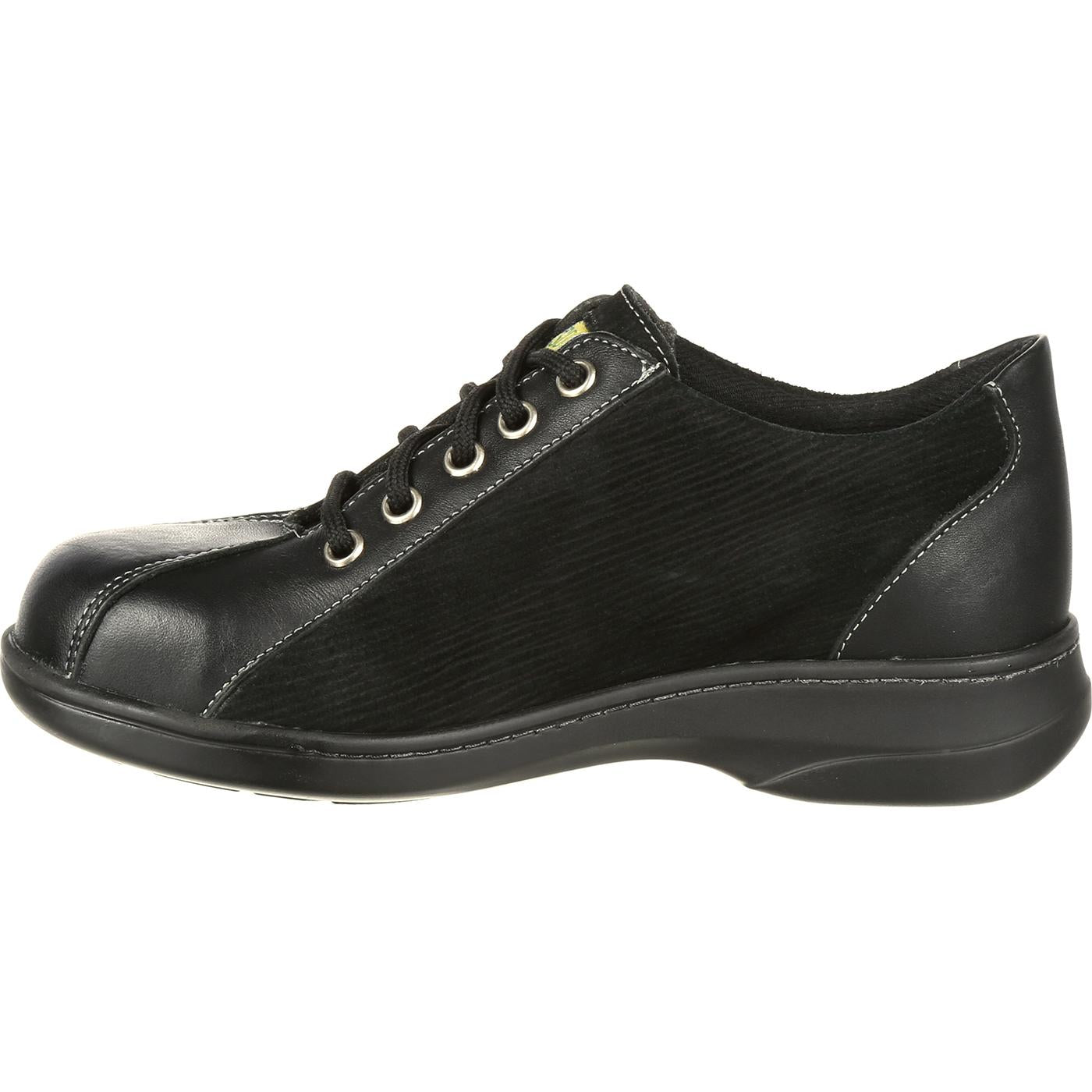 Mellow Walk Women's Daisy Oxford Steel Toe Static Dissipative Work Shoe - profile
