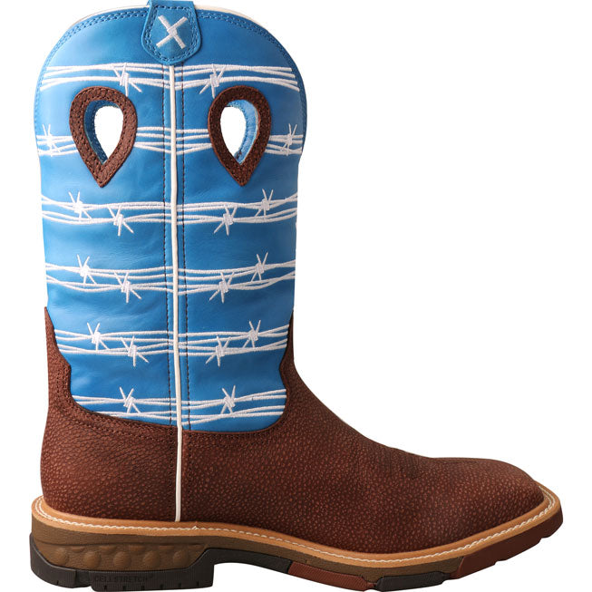 Twisted X CellStretch Men's 12-Inch Alloy Toe Electrical Hazard Western Work Boot - main