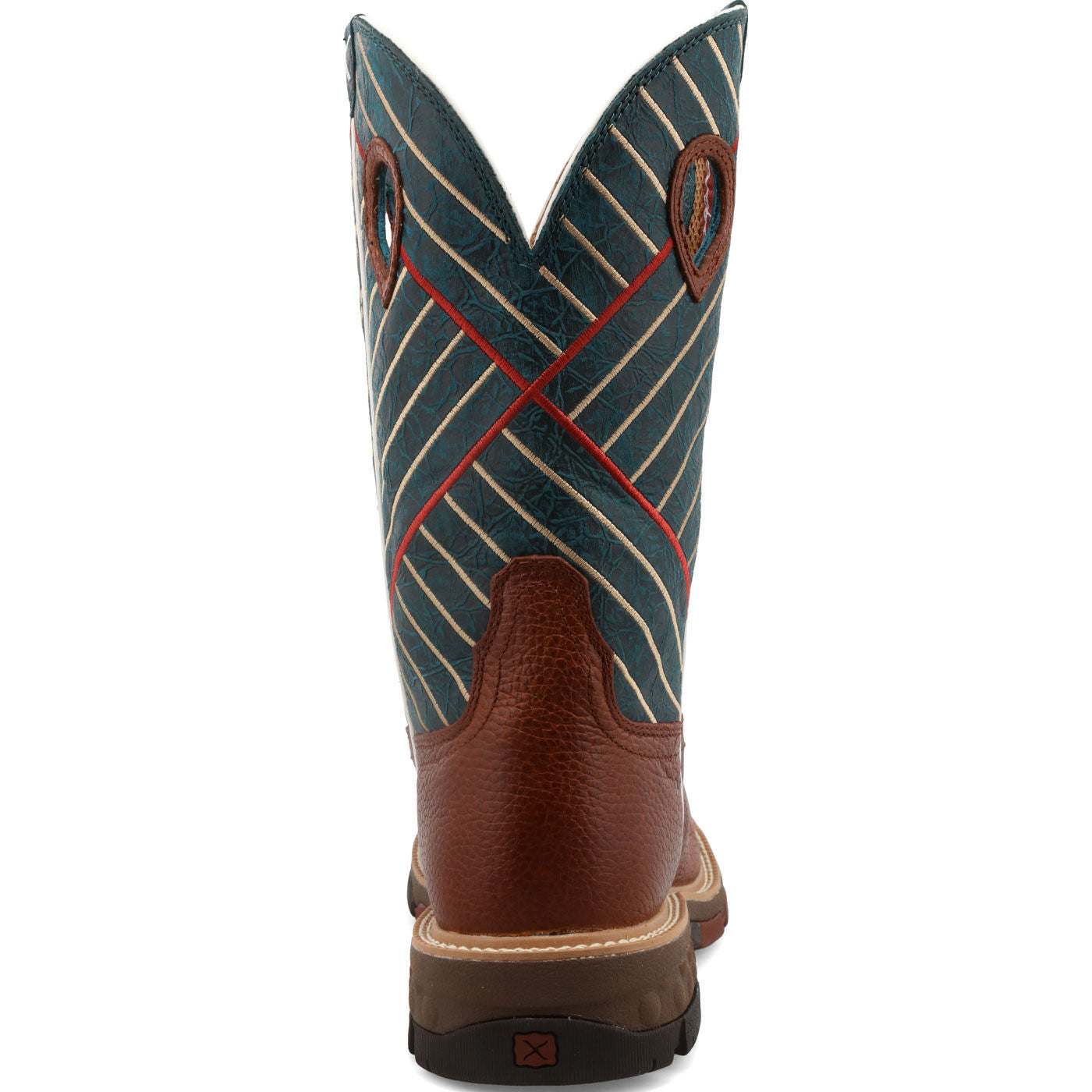 Twisted X CellStretch Men's 12-Inch Alloy Toe Electrical Hazard Western Work Boot - back