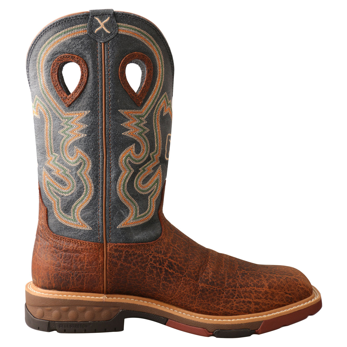 Twisted X Men's 12-Inch Alloy Toe Electrical Hazard Western Work Boot - profile