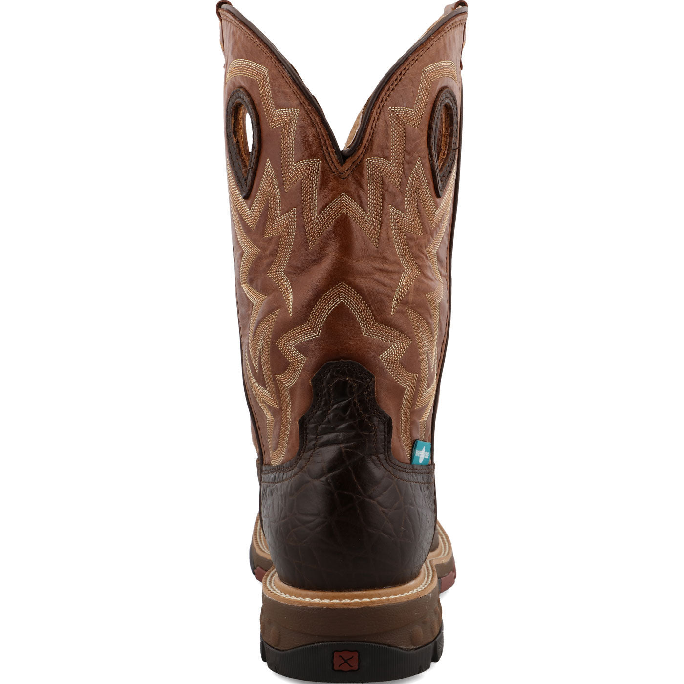 Twisted X Men's 12-Inch Alloy Toe Electrical Hazard Waterproof Western Work Boot - back