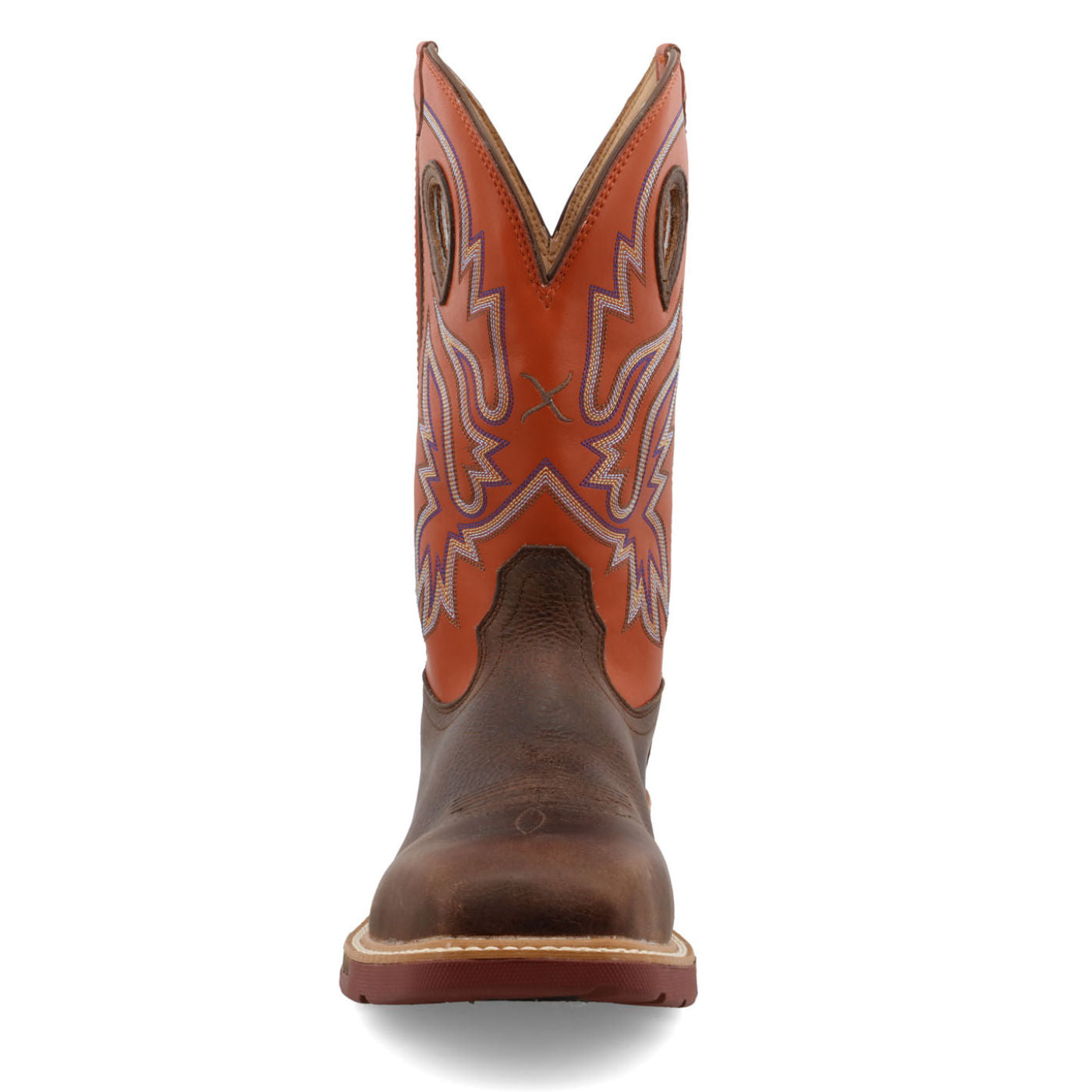 Twisted X CellStretch Men's 12-Inch Nano Toe Electrical Hazard Waterproof Western Work Boot - front