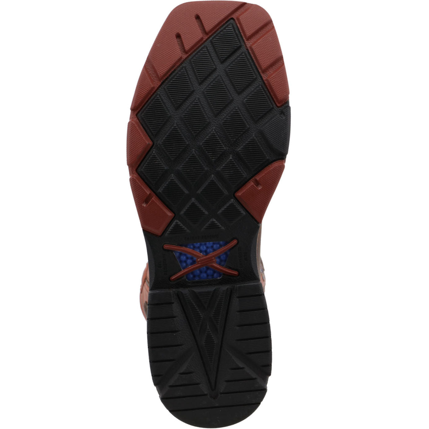 Twisted X CellStretch Men's 12-Inch Nano Toe Electrical Hazard Waterproof Western Work Boot - outsole