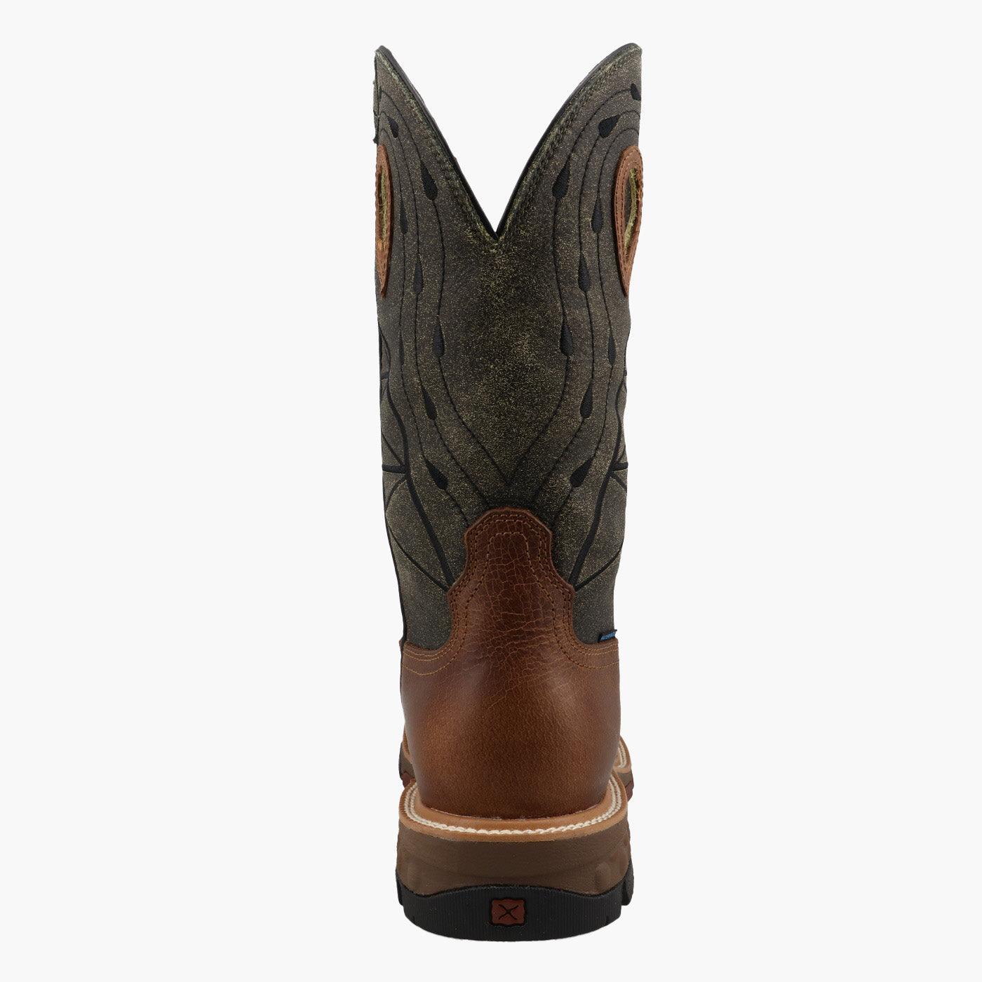 Twisted X CellStretch Men's 12-inch Nano Toe Electrical Hazard Waterproof Work Boot