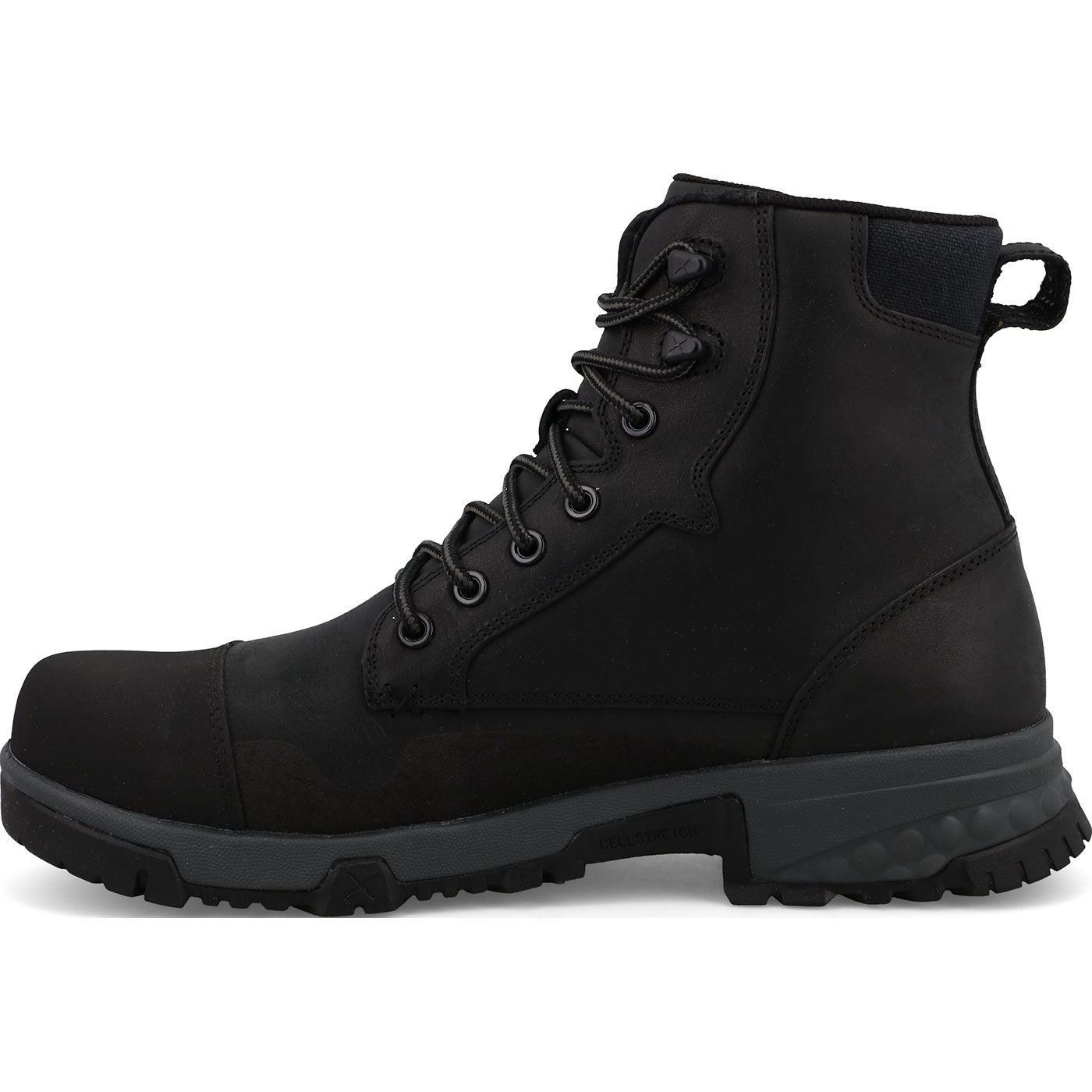Twisted X CellStretch Men's 6-Inch Moc Nano Toe Electrical Hazard Work Boot - profile