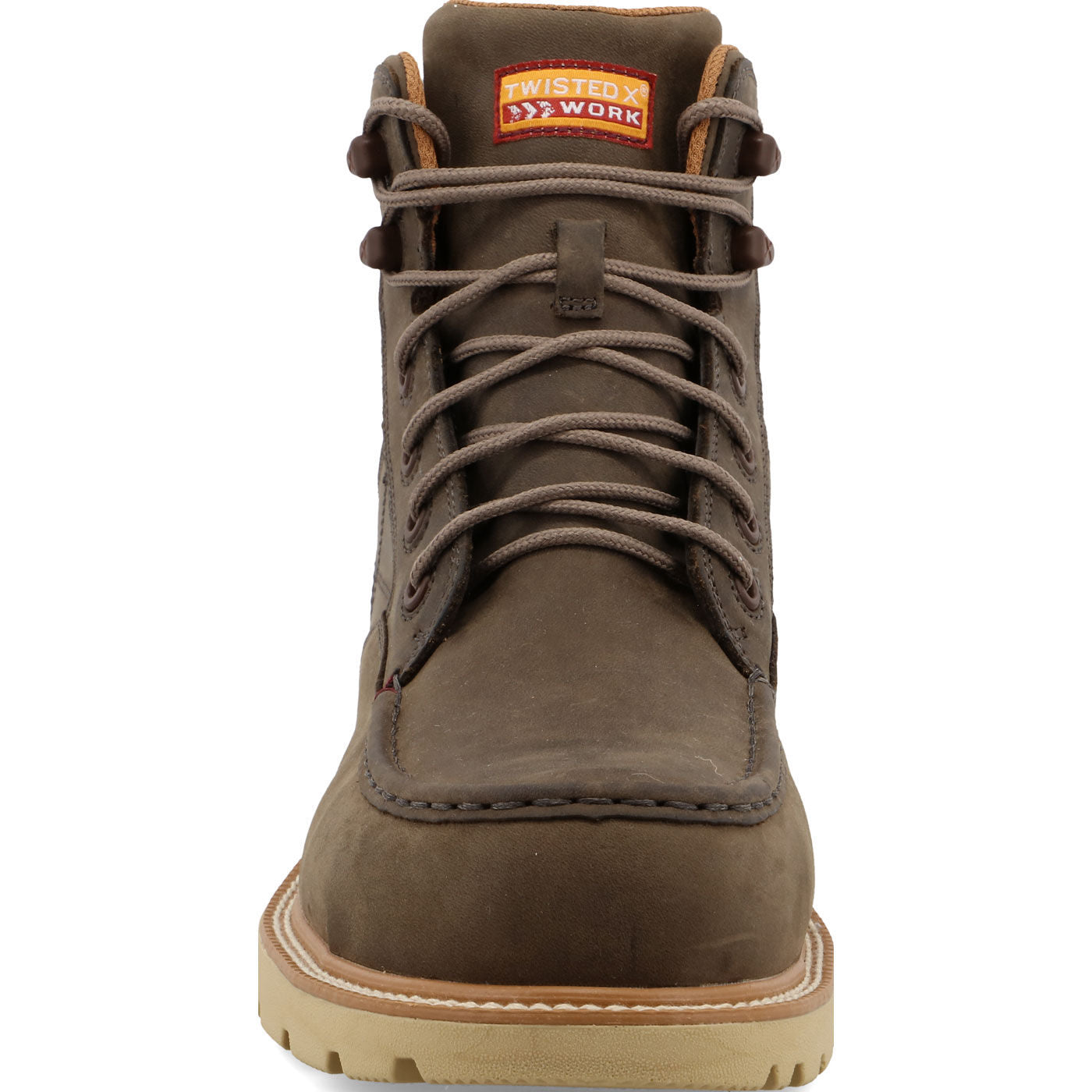 Twisted X Men's 6-Inch Moc Nano Toe Electrical Hazard Waterproof Leather Work Boot - front