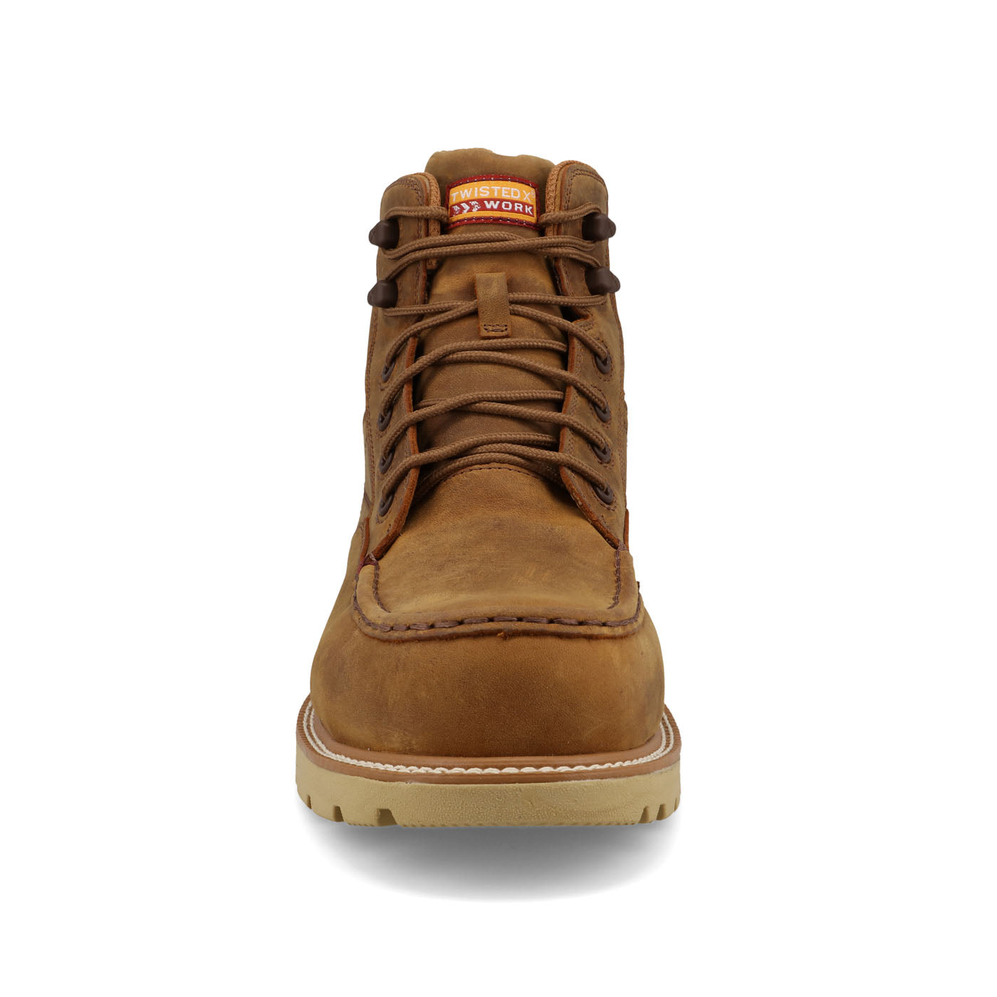 Twisted X Men's CellStretch 6-Inch Moc Nano Toe Electrical Hazard Waterproof Leather Work Boot