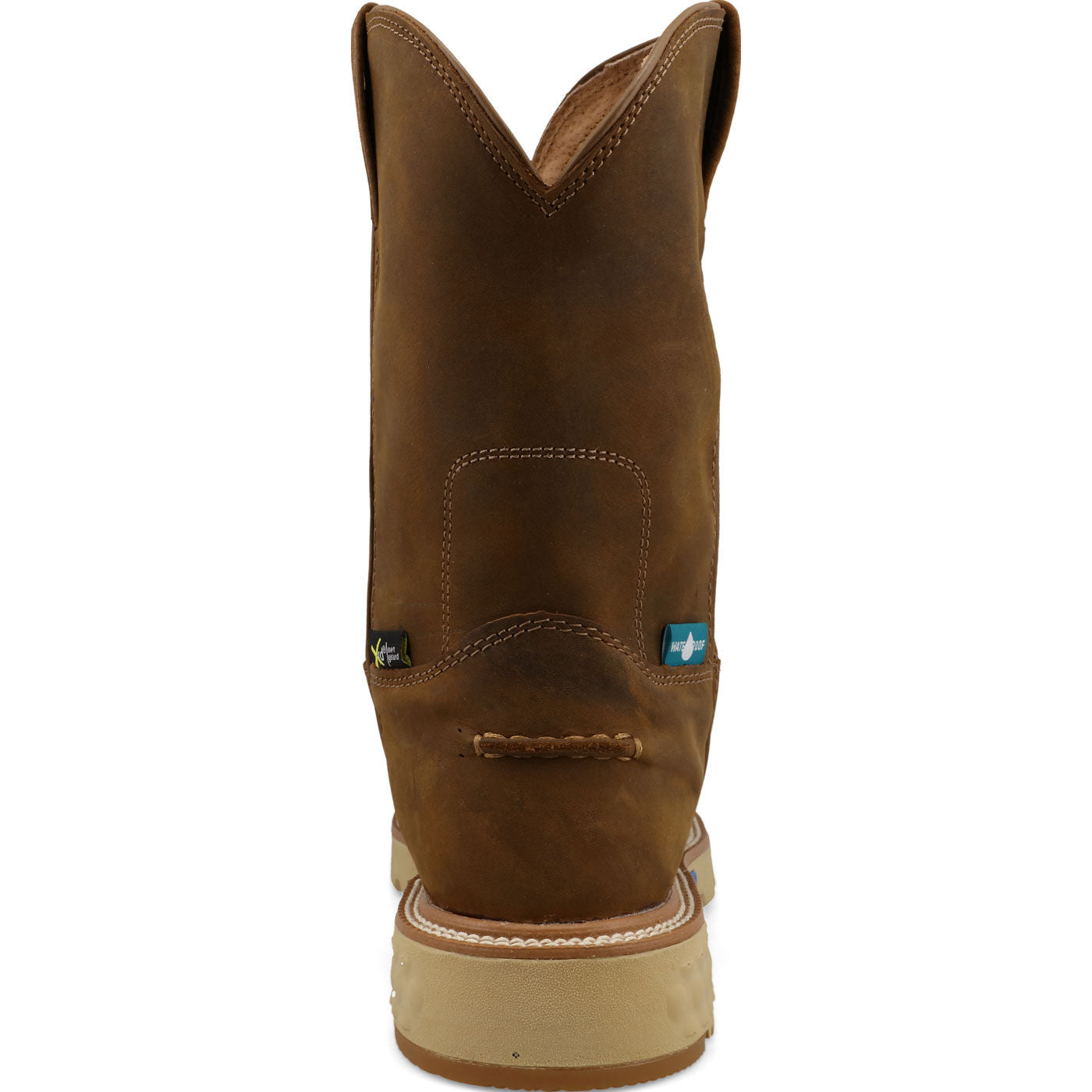 Twisted X Men's 10-inch Internal Met Carbon Nano Toe Waterproof Pull-on Work Boot - back