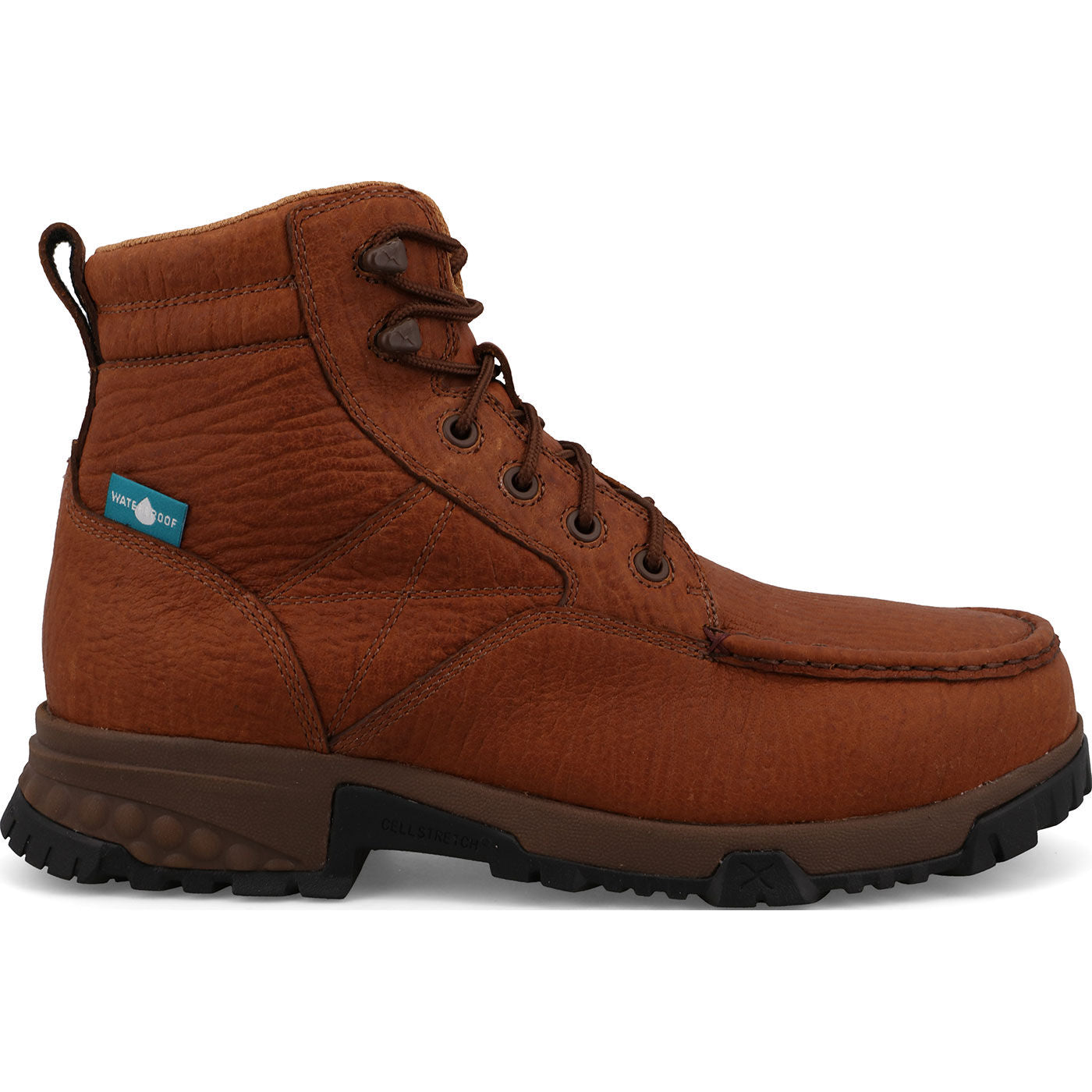 Twisted X Men's 6-Inch Internal Metatarsal Nano Toe Electrical Hazard Waterproof Leather Work Boot - profile