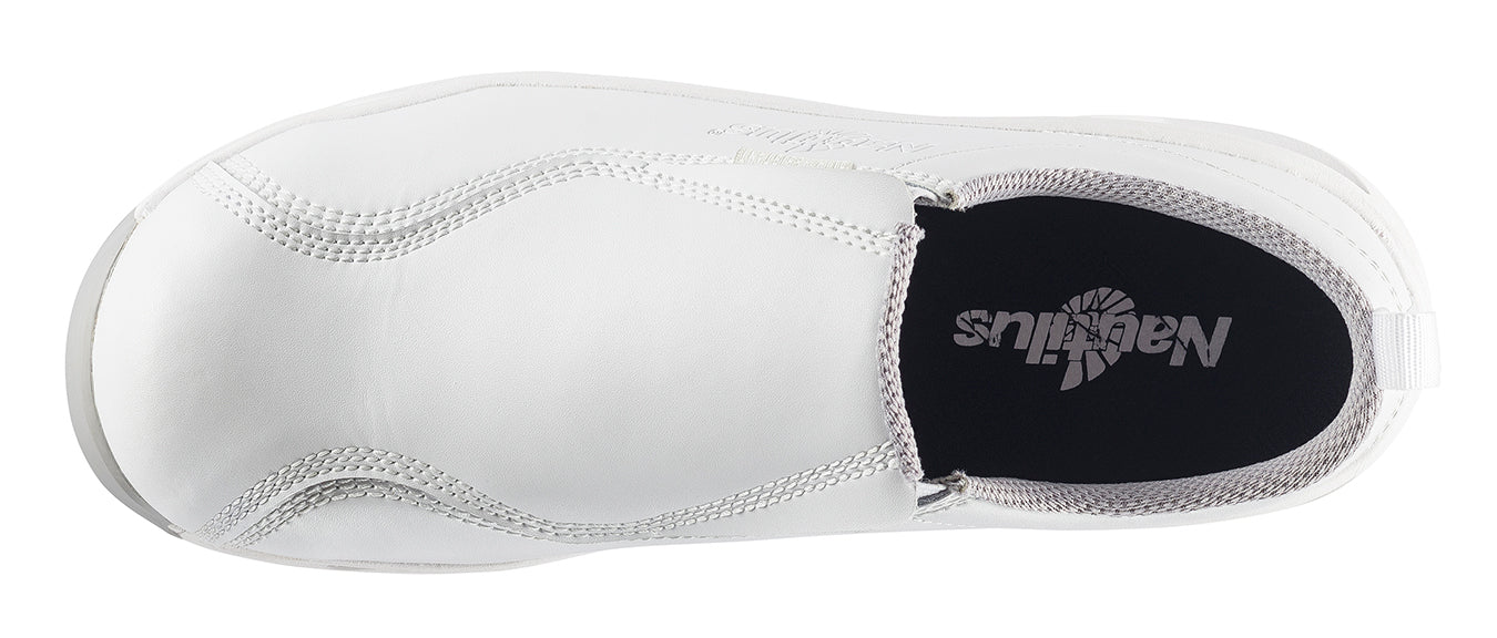 Nautilus ESD Men's Carbon Toe Static Dissipative Non-Metallic Leather Slip On Work Shoe - birdseye