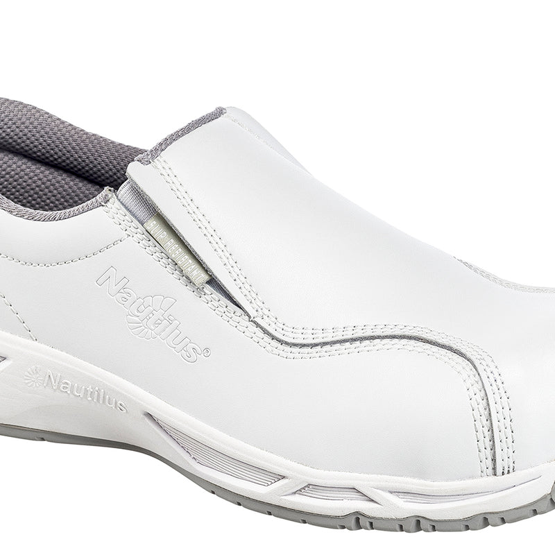 Nautilus ESD Men's Carbon Toe Static Dissipative Non-Metallic Leather Slip On Work Shoe - main