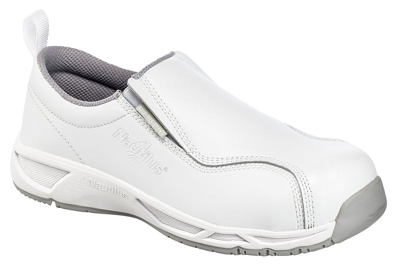 Nautilus ESD Men's Carbon Toe Static Dissipative Non-Metallic Leather Slip On Work Shoe - main