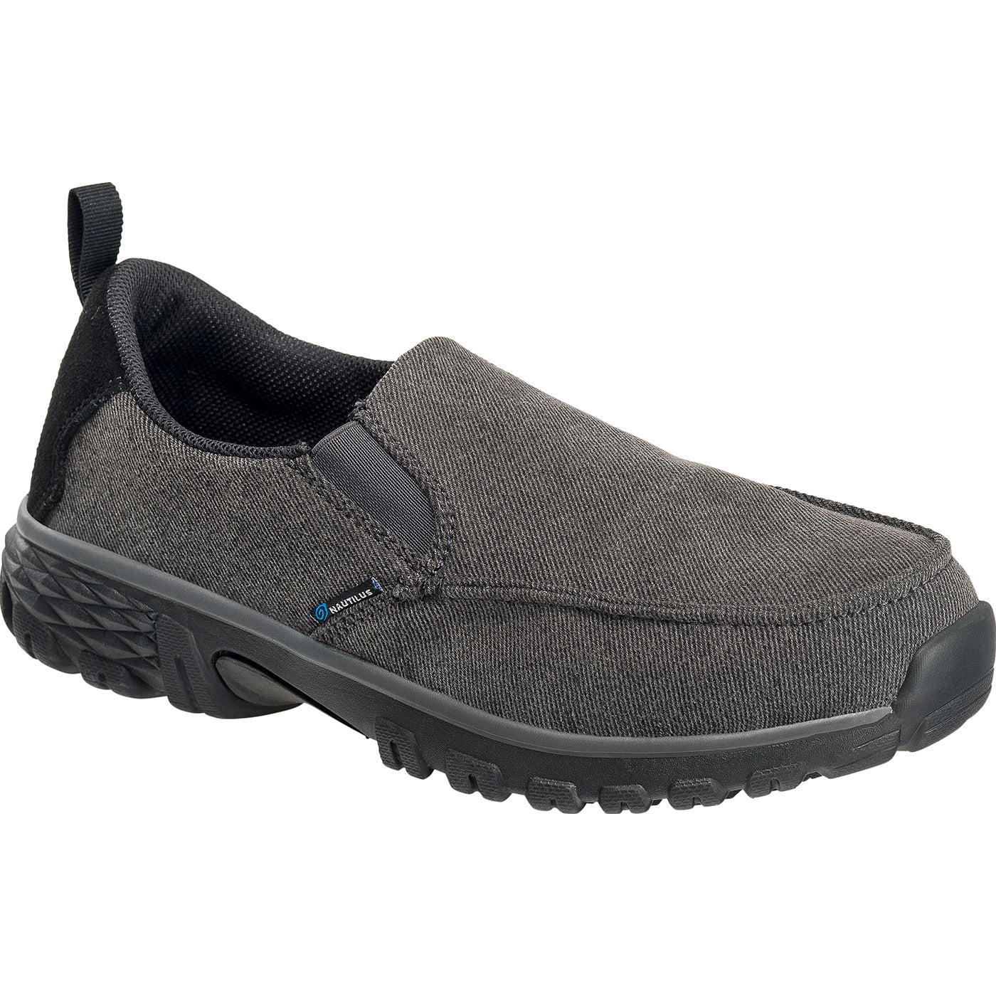 Nautilus Breeze Men's Aluminum Toe Electrical Hazard Canvas Slip-On Work Shoe - main