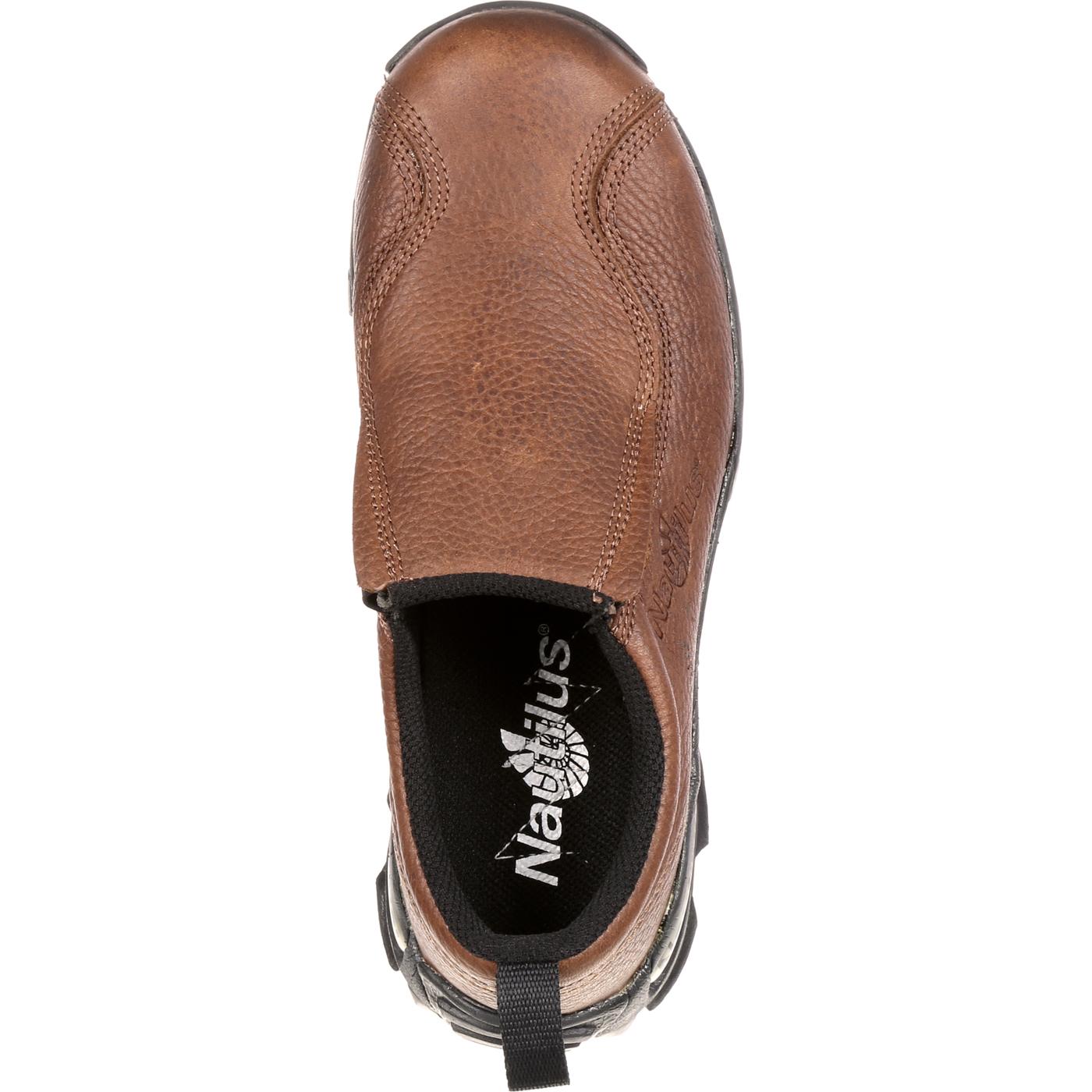 Nautilus Steel Toe Static-Dissipative Slip-On Work Shoe - birdseye