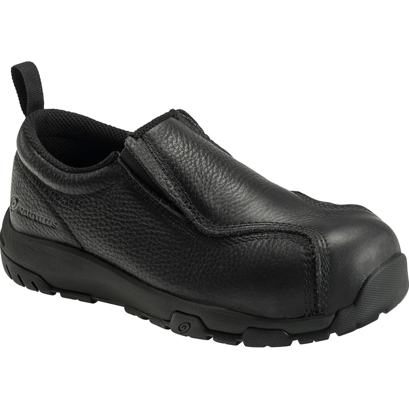Nautilus ESD Men's Carbon Toe Static Dissipative Non-Metallic Leather Slip On Work Shoe - main
