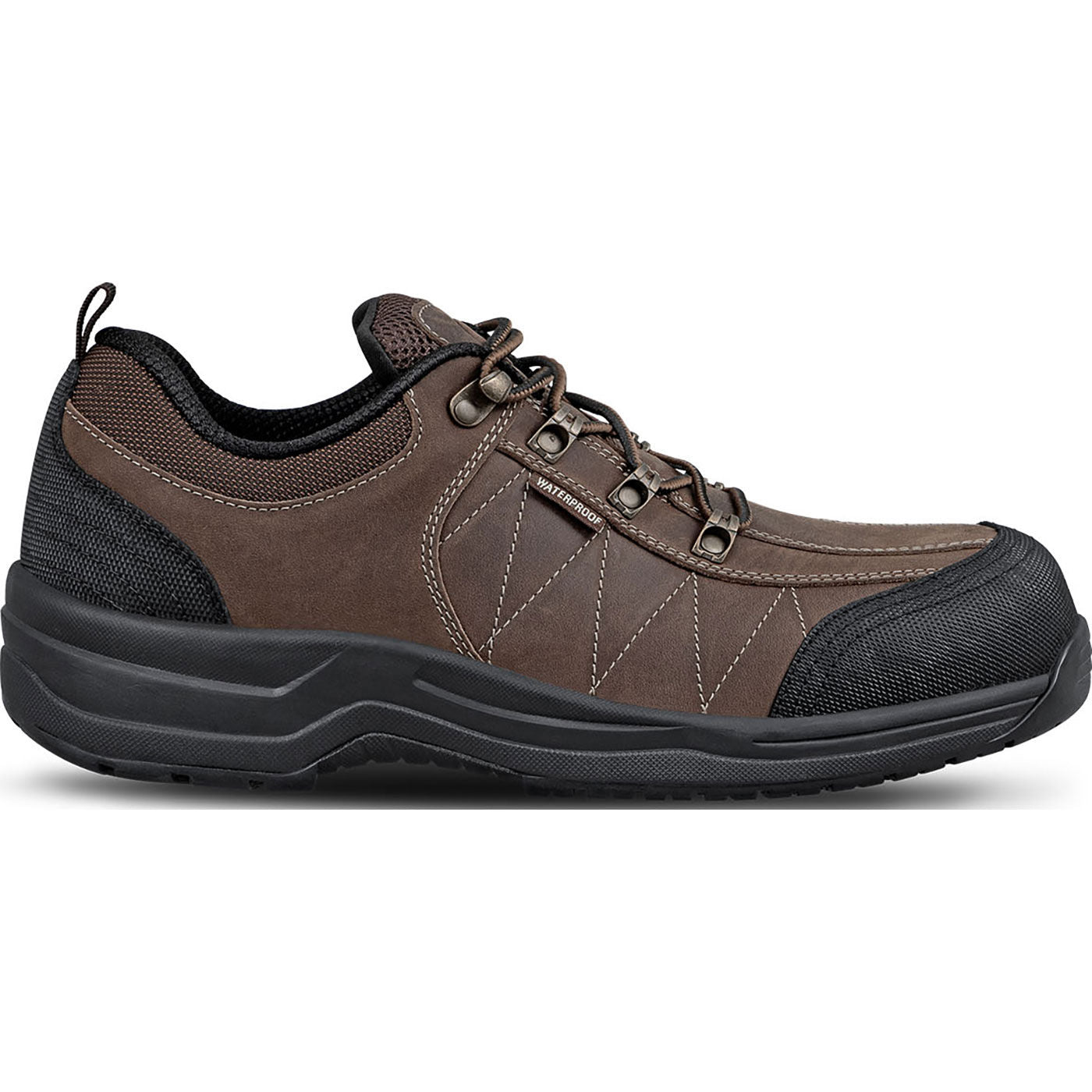 OrthoFeet Dolomite Men's Composite Toe Electrical Hazard Waterproof Work Oxford - profile