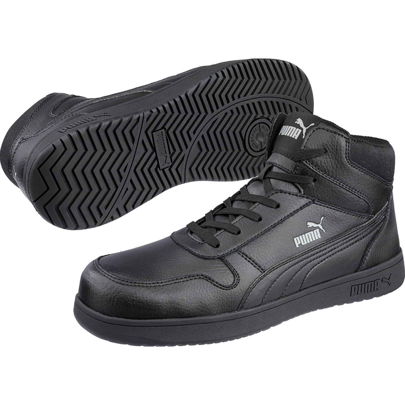 Puma Safety Heritage Frontcourt Mid Men's Composite Toe Electrical Hazard Athletic Work Shoe - front