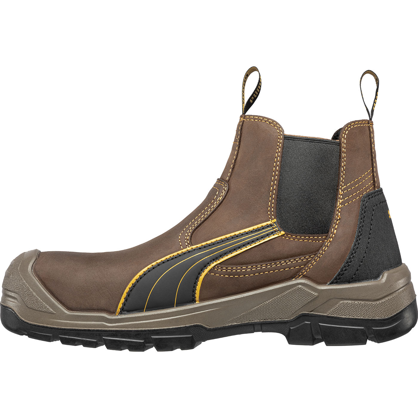 Puma Safety Tanami Mid Men's 6-inch Composite Toe Electrical Hazard Chelsea Work Boot - profile