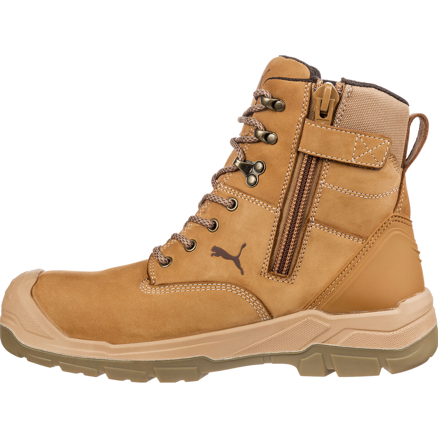 Puma Safety Conquest CTX Women's 7 inch Composite Toe Electrical Hazard Waterproof Side Zip Work Boot - profile