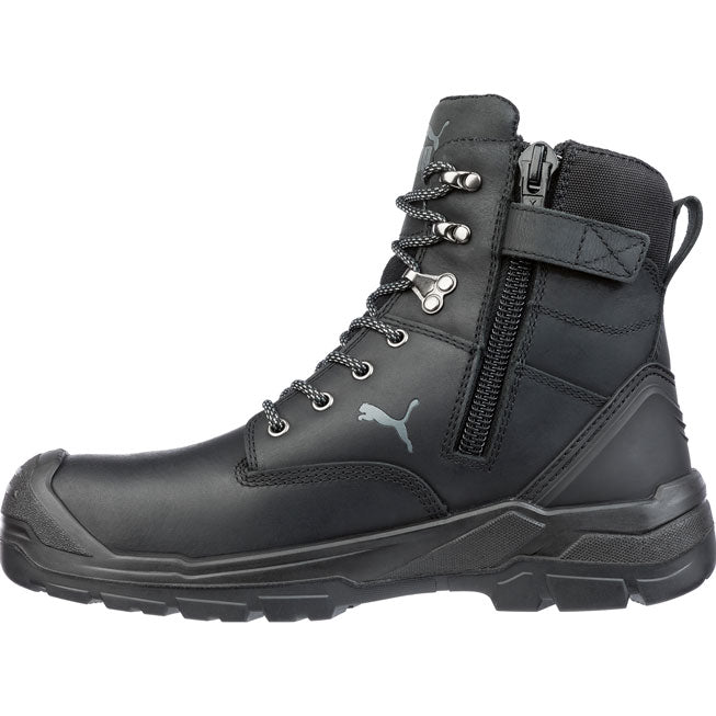 Puma Safety Conquest CTX Men's 7 inch Composite Toe Electrical Hazard Waterproof Side Zip Work Boot - profile