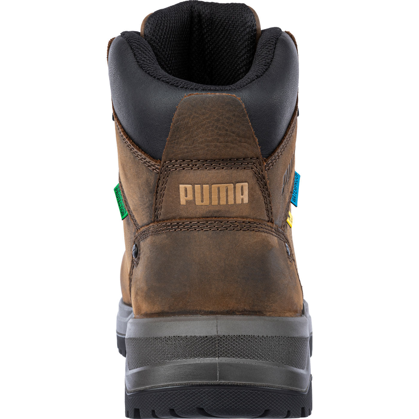 Puma Safety Rock HD Mid Men's Internal Met Composite Toe Waterproof Work Hiker - back