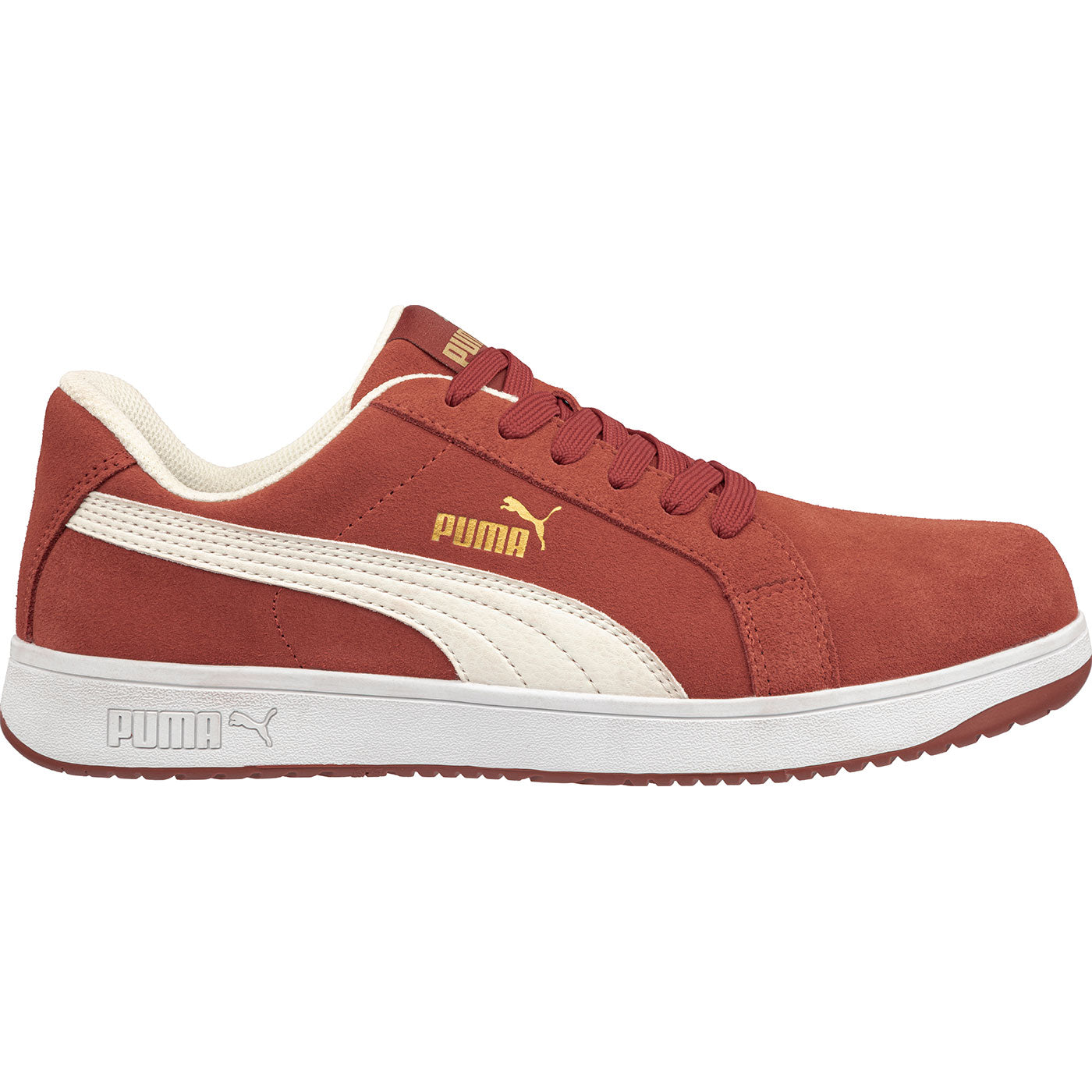 Puma Safety Iconic Suede Men's Fiberglass Toe Electrical Hazard Athletic Work Shoe - profile