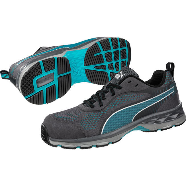 Puma Safety Motion Protect Fuse Knit 2.0 Women's Fiberglass Toe Electrical Hazard Athletic Work Shoe - front