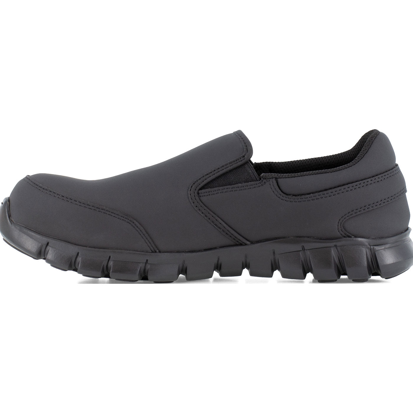 Reebok Sublite Cushion Work Women's Composite Toe Conductive Slip-On Work Shoe - profile