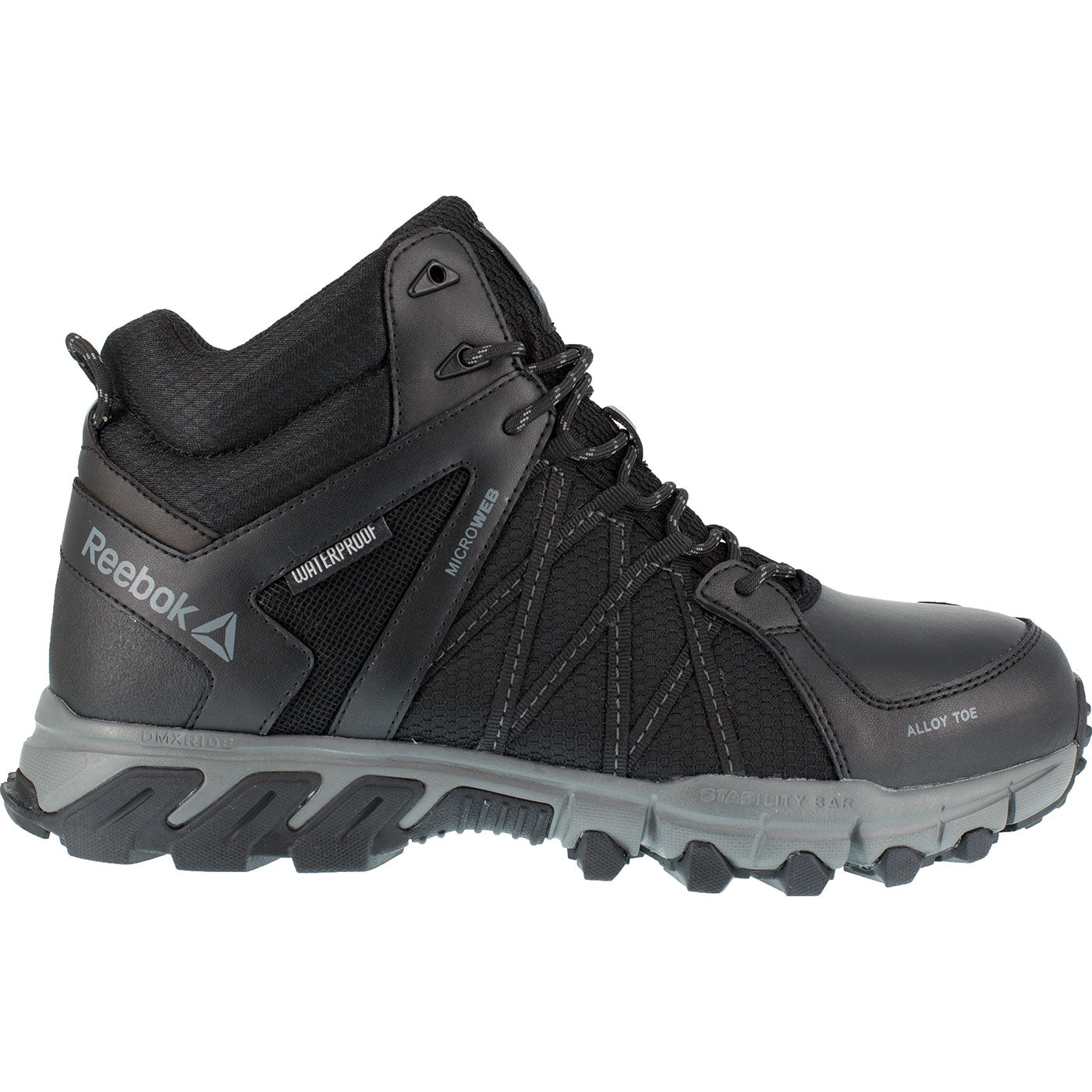 Reebok Trailgrip Work Men's Alloy Toe Electrical Hazard Waterproof Mid Athletic Shoe - profile