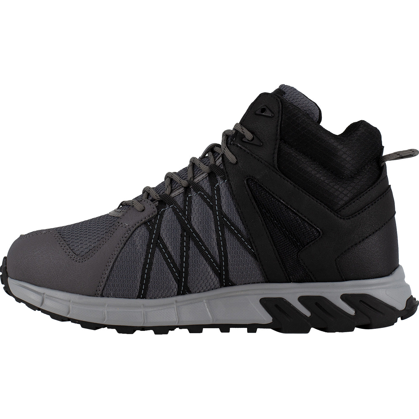 Reebok Trailgrip Work Men's Internal Metatarsal Alloy Toe Electrical Hazard Mid Athletic Shoe - profile