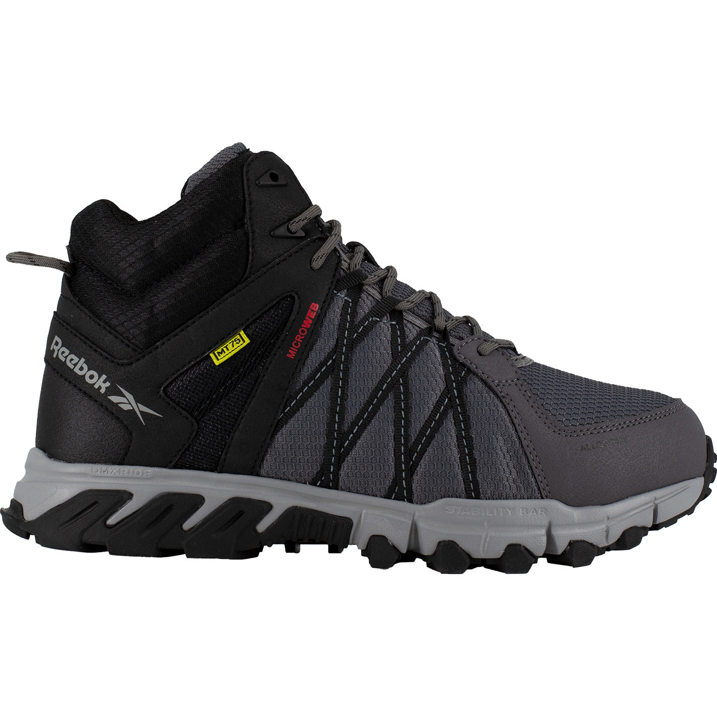 Reebok Trailgrip Work Men's Internal Metatarsal Alloy Toe Electrical Hazard Mid Athletic Shoe - profile