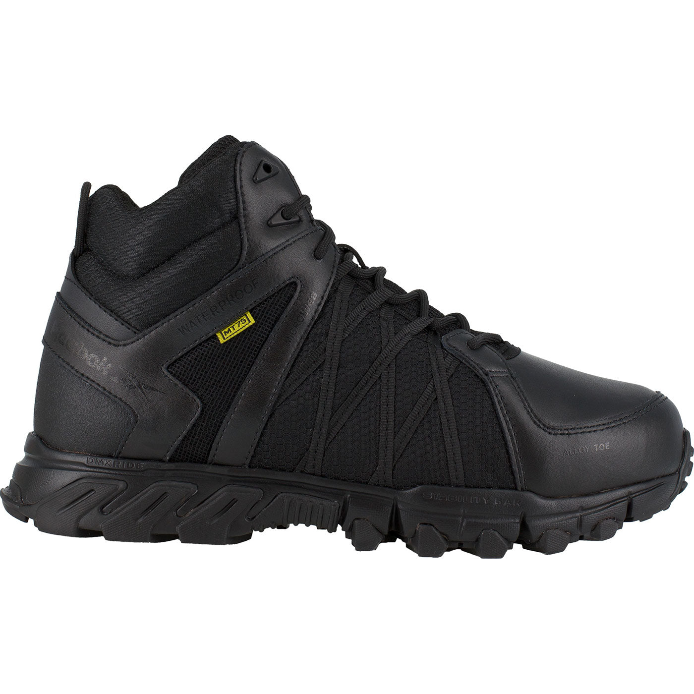 Reebok Trailgrip Work Men's Internal Metatarsal Alloy Toe Electrical Hazard Waterproof Mid Athletic Shoe - profile
