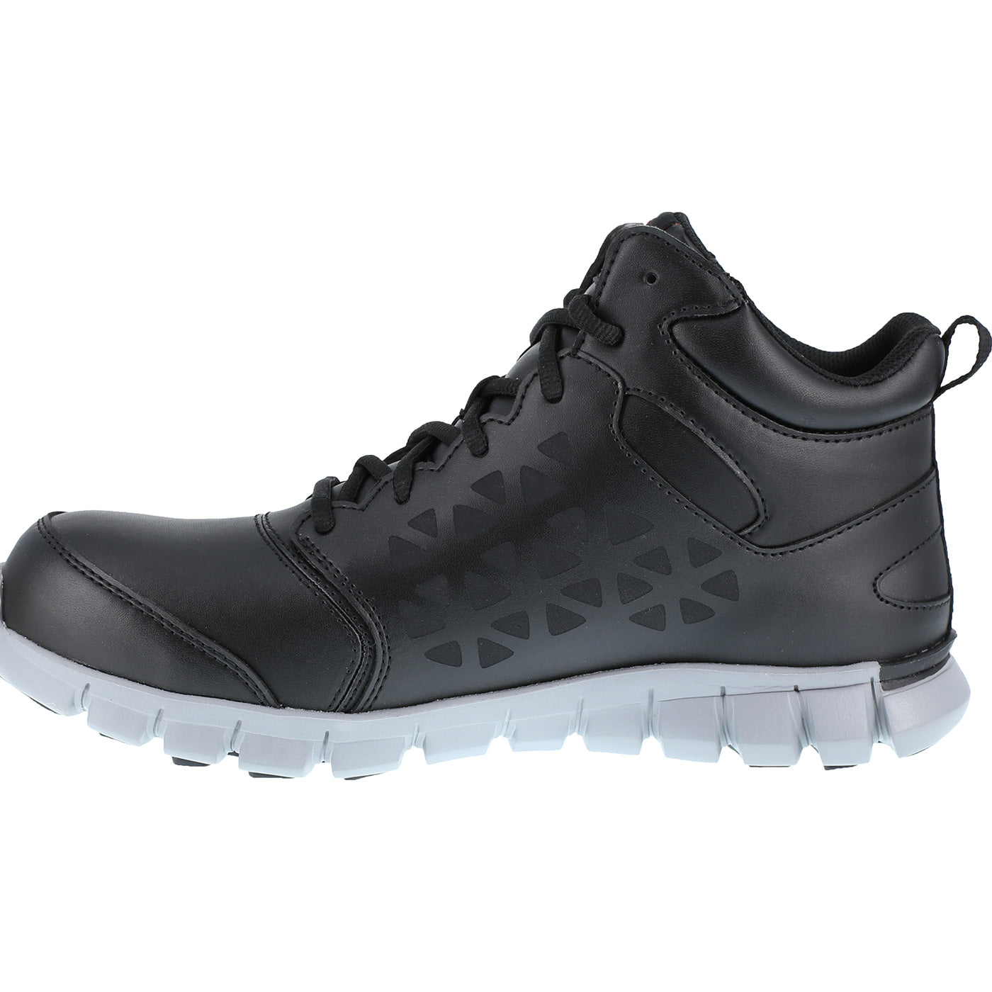 Reebok Sublite Cushion Work Men's Composite Toe Electrical Hazard Waterproof Mid-Cut Athletic Shoe - profile