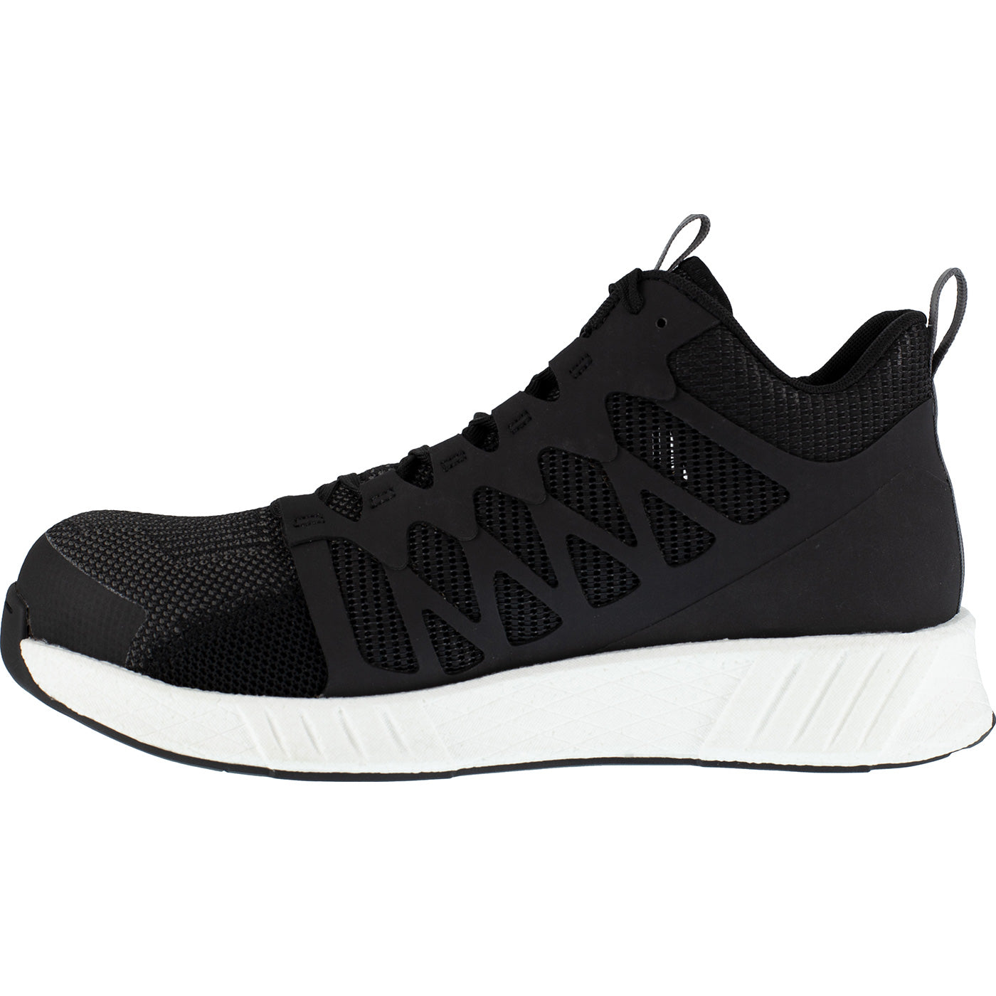Reebok Fusion Flexweave Work Men's Composite Toe Electrical Hazard Mid-Cut Athletic Shoe - profile