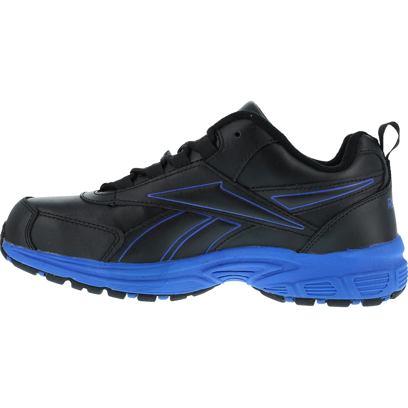 Reebok Ateron Men's Black Blue Steel Toe Work Athletic Shoe - profile