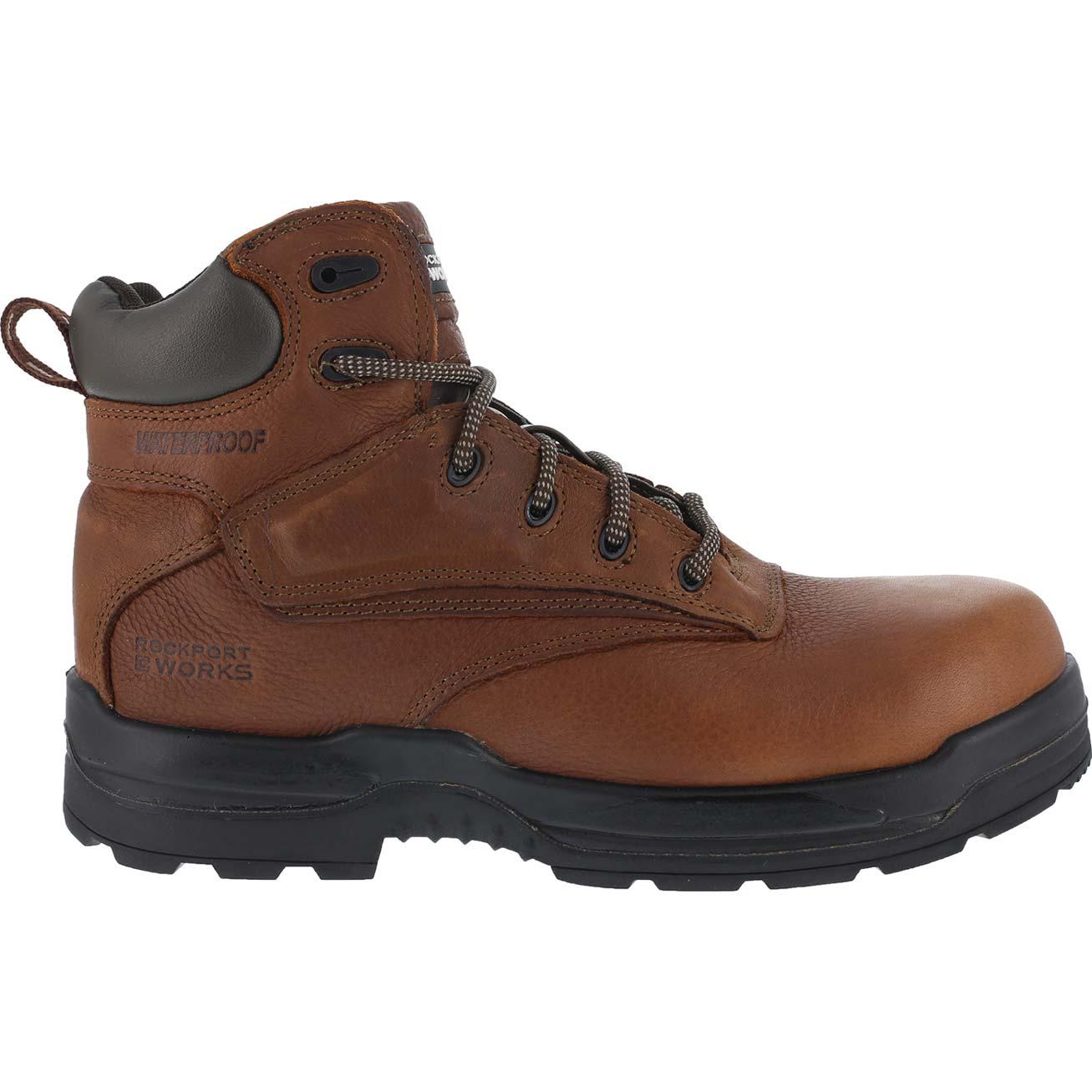 Rockport Works More Energy Composite Toe Waterproof Work Boot - profile