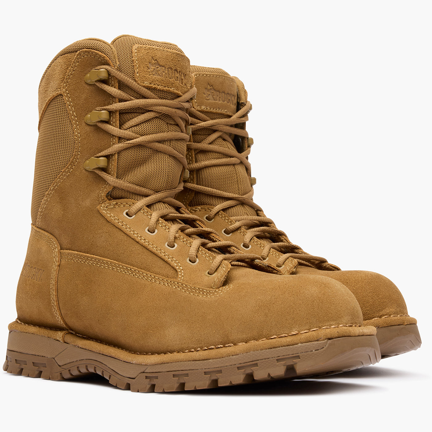""Rocky Portland 8"" Side Zip Composite Toe Public Service Boot" - doublequarter"