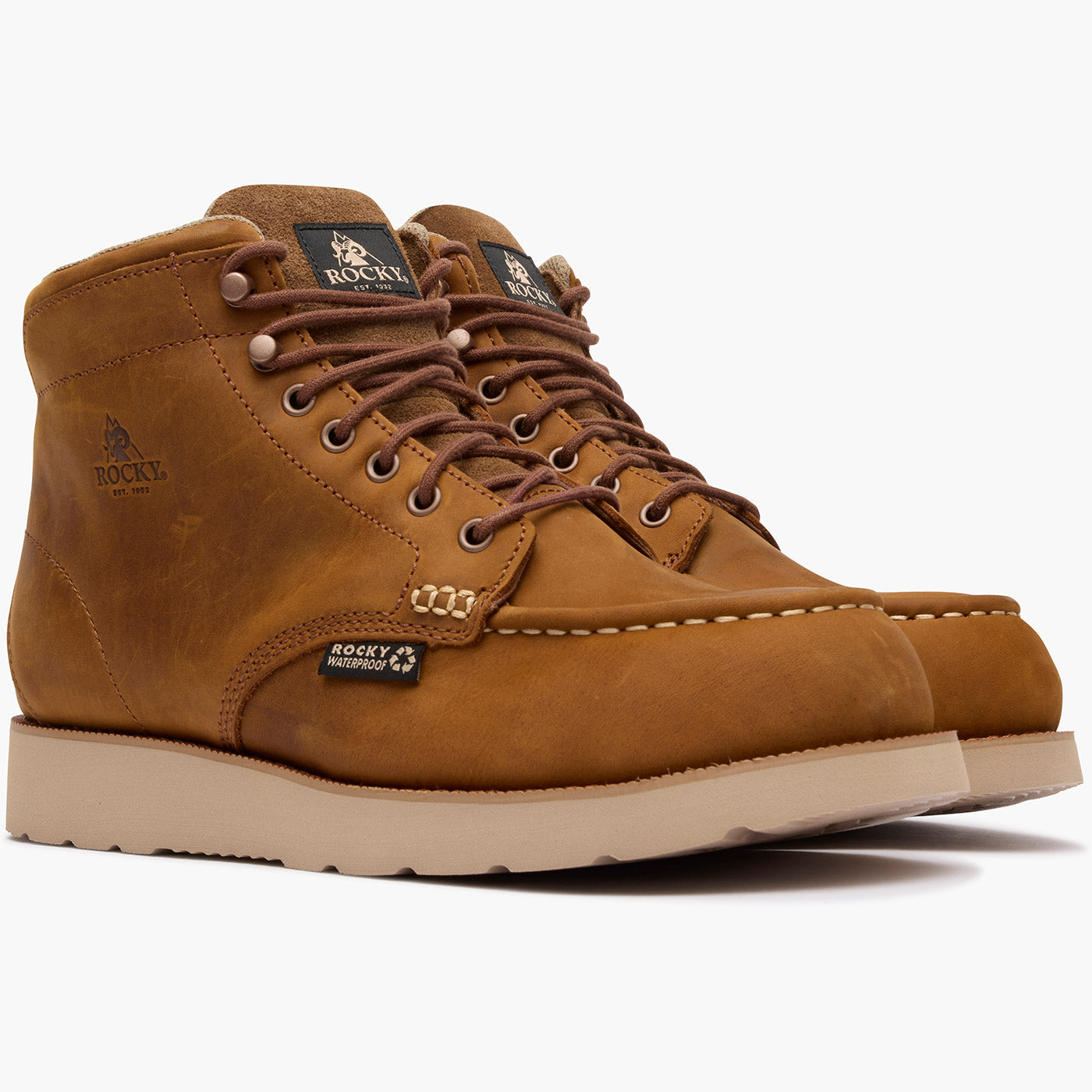 ROCKY MonoCrepe Wedge Composite Toe BOA Work Boot – Lightweight