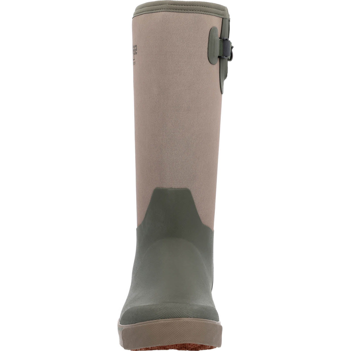 ""Rocky Dry-Strike Waterproof Brown & Green 16"" Deck Boot" - front"