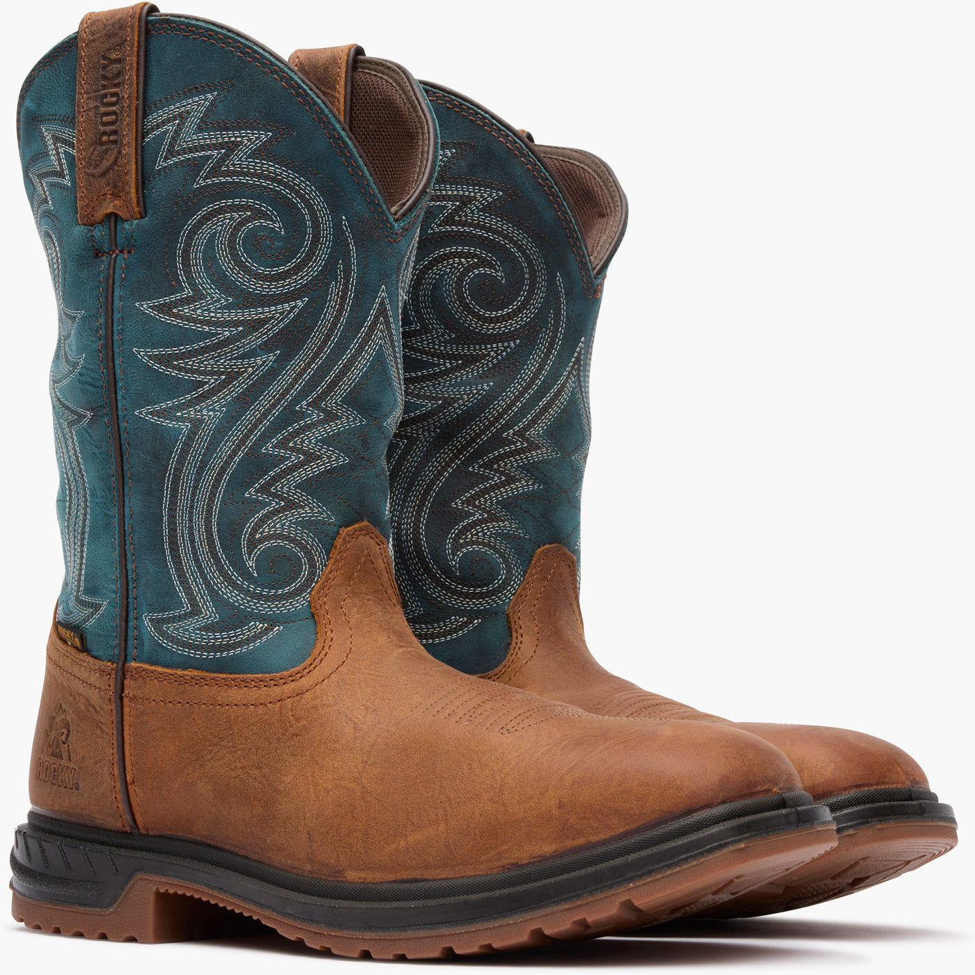 "Rocky Worksmart 11" Waterproof Western Boot - doublequarter"
