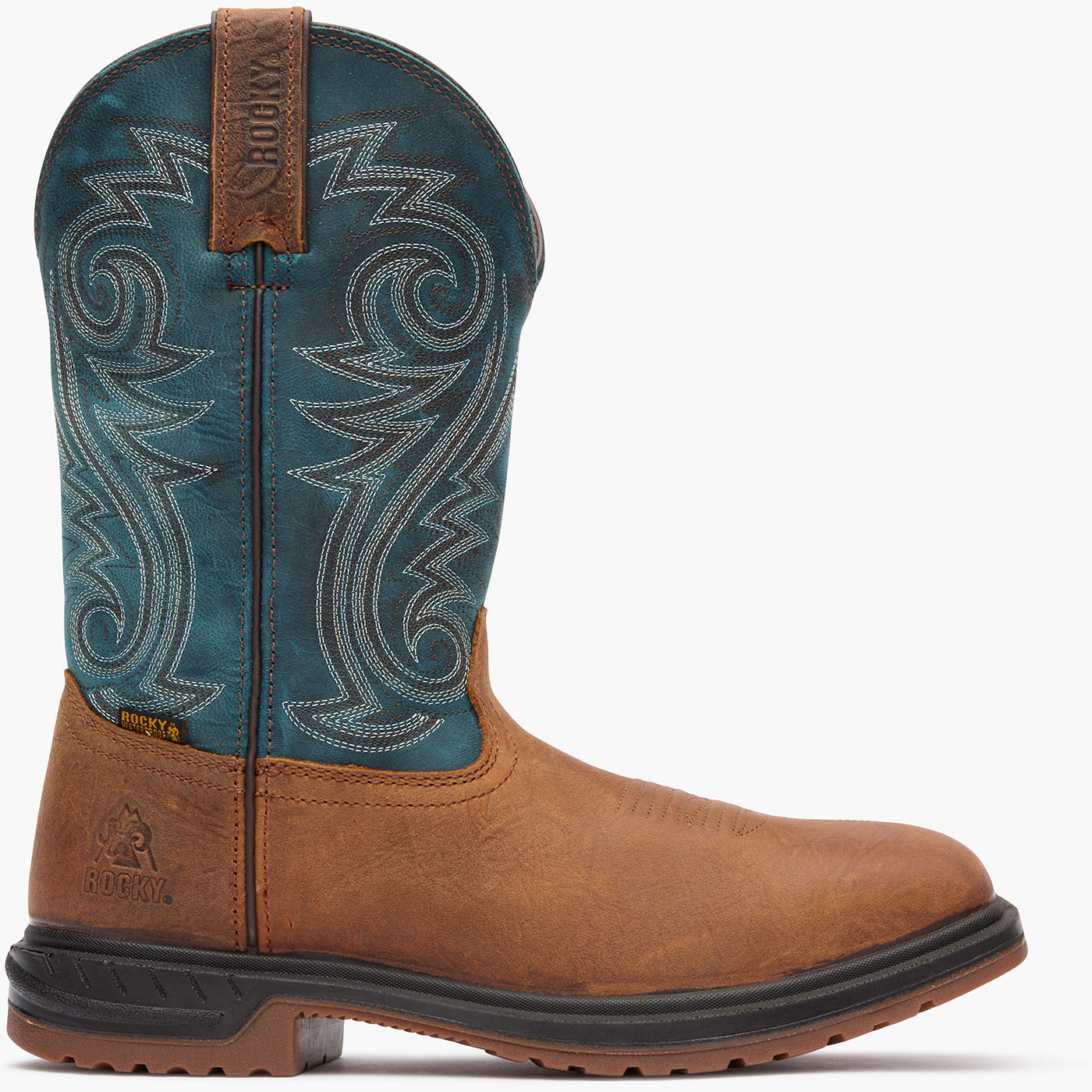 "Rocky Worksmart 11" Waterproof Western Boot - profile"