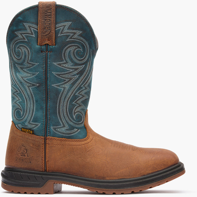 "Rocky Worksmart 11" Waterproof Western Boot - profile"