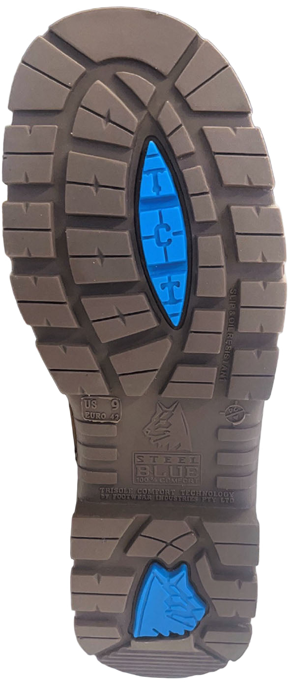 Steel Blue Heeler Scuff Men's 10 inch Steel Toe Electrical Hazard Waterproof Pull-On Work Boot