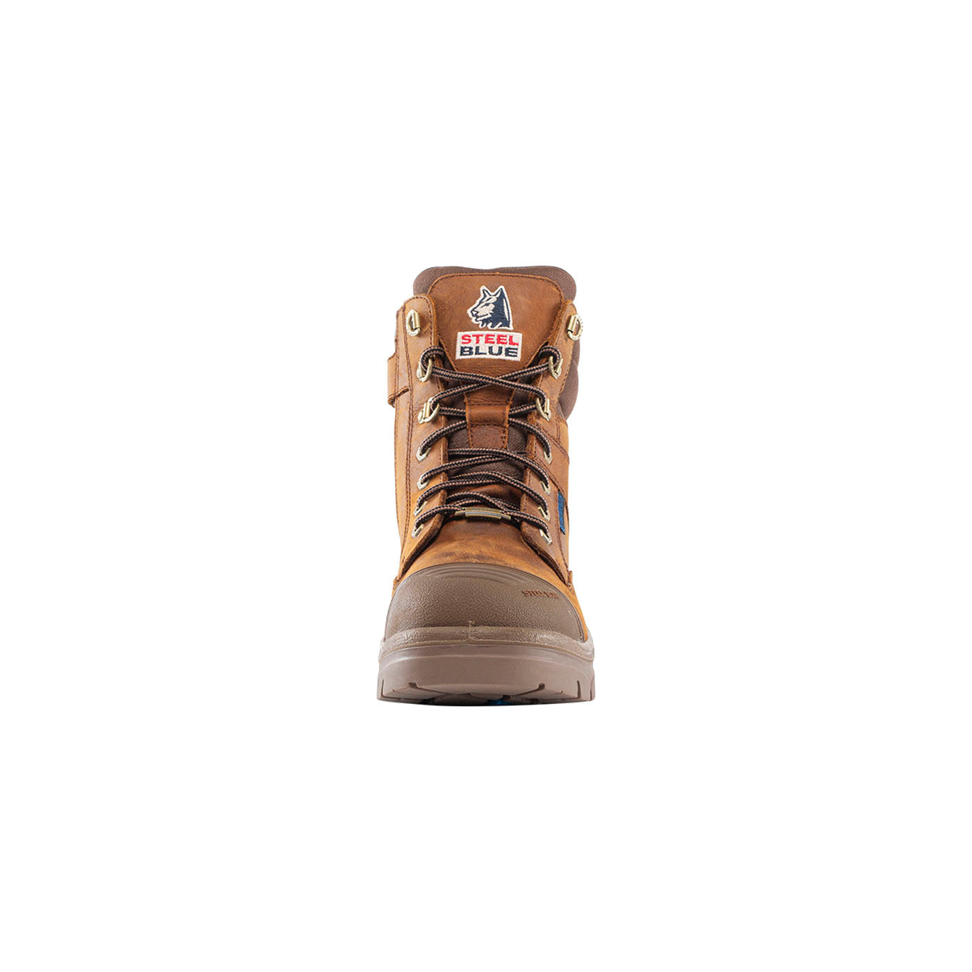 Steel Blue Southern Cross Scuff Zip Men's 6 inch Steel Toe Electrical Hazard Waterproof Work Boot