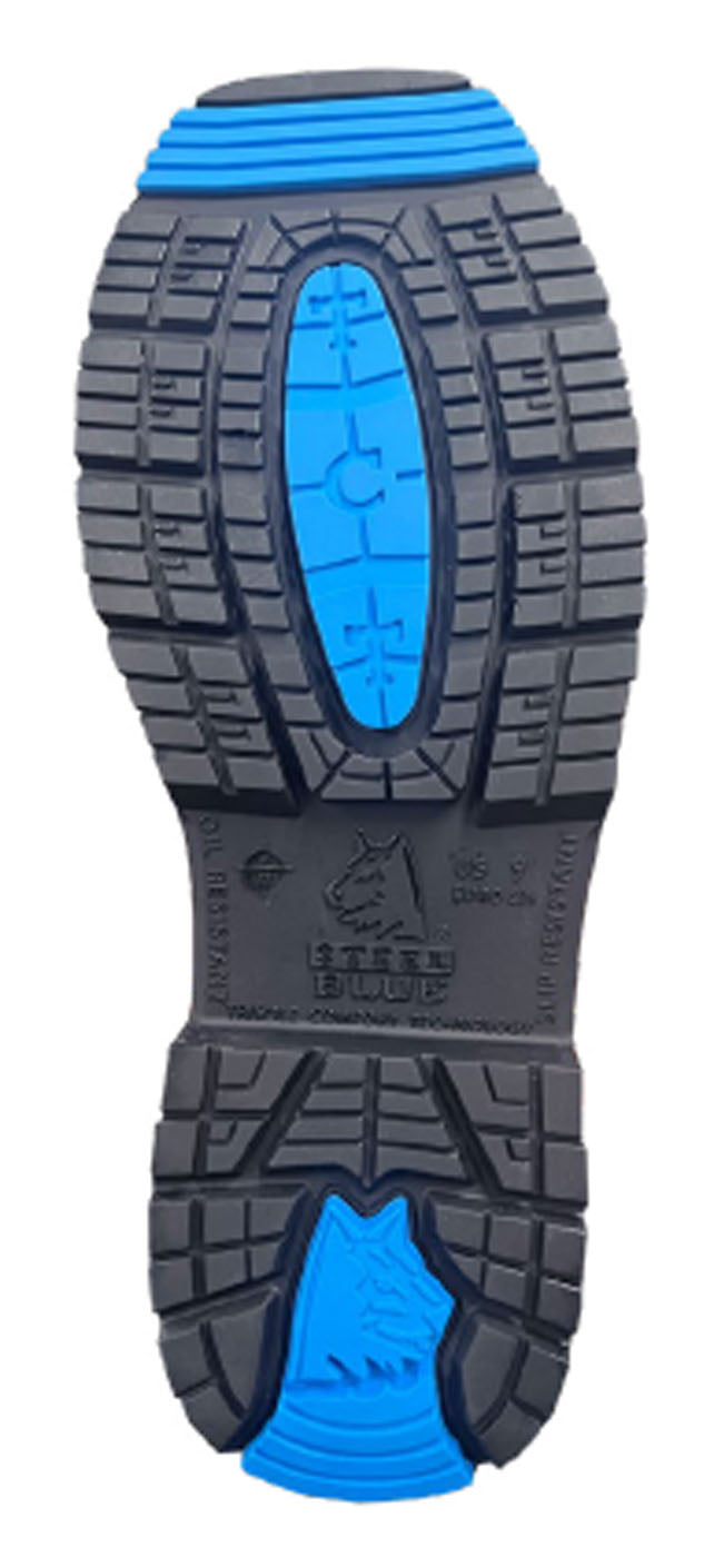 Steel Blue - Blue Heeler Men's Steel Toe Electrical Hazard Waterproof Pull-On Work Boot
